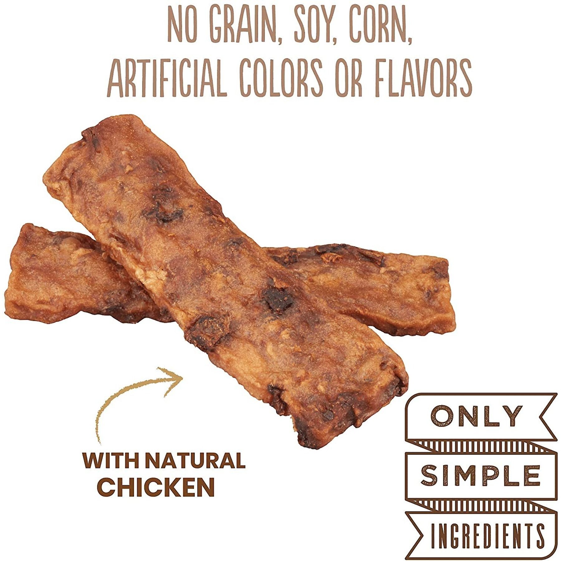 Cloud Star Wag More Bark Less Chicken & Sweet Potato Recipe Grain-Free Jerky Dog Treats