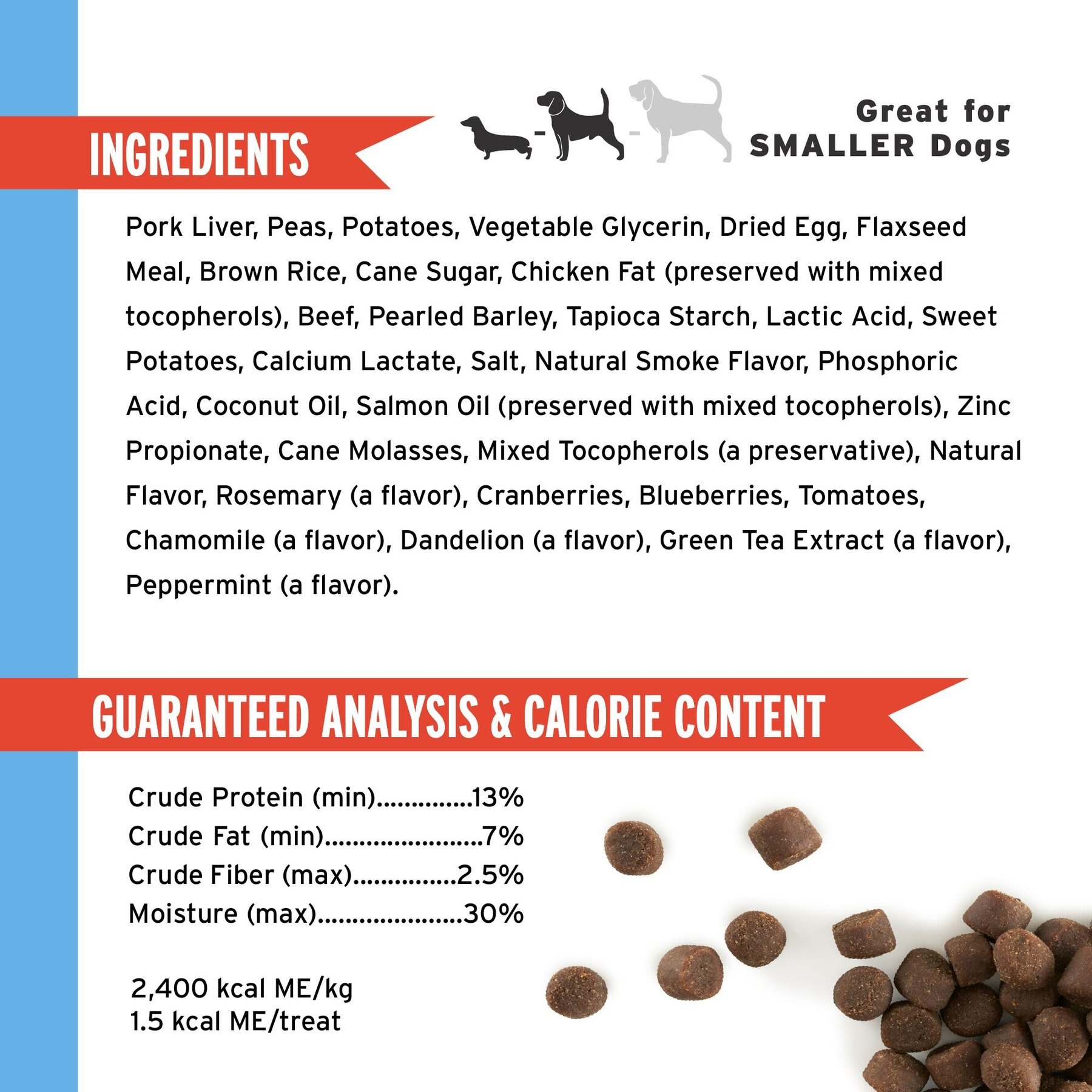 Pet Botanics Mini Training Reward Beef Flavor Dog Treats