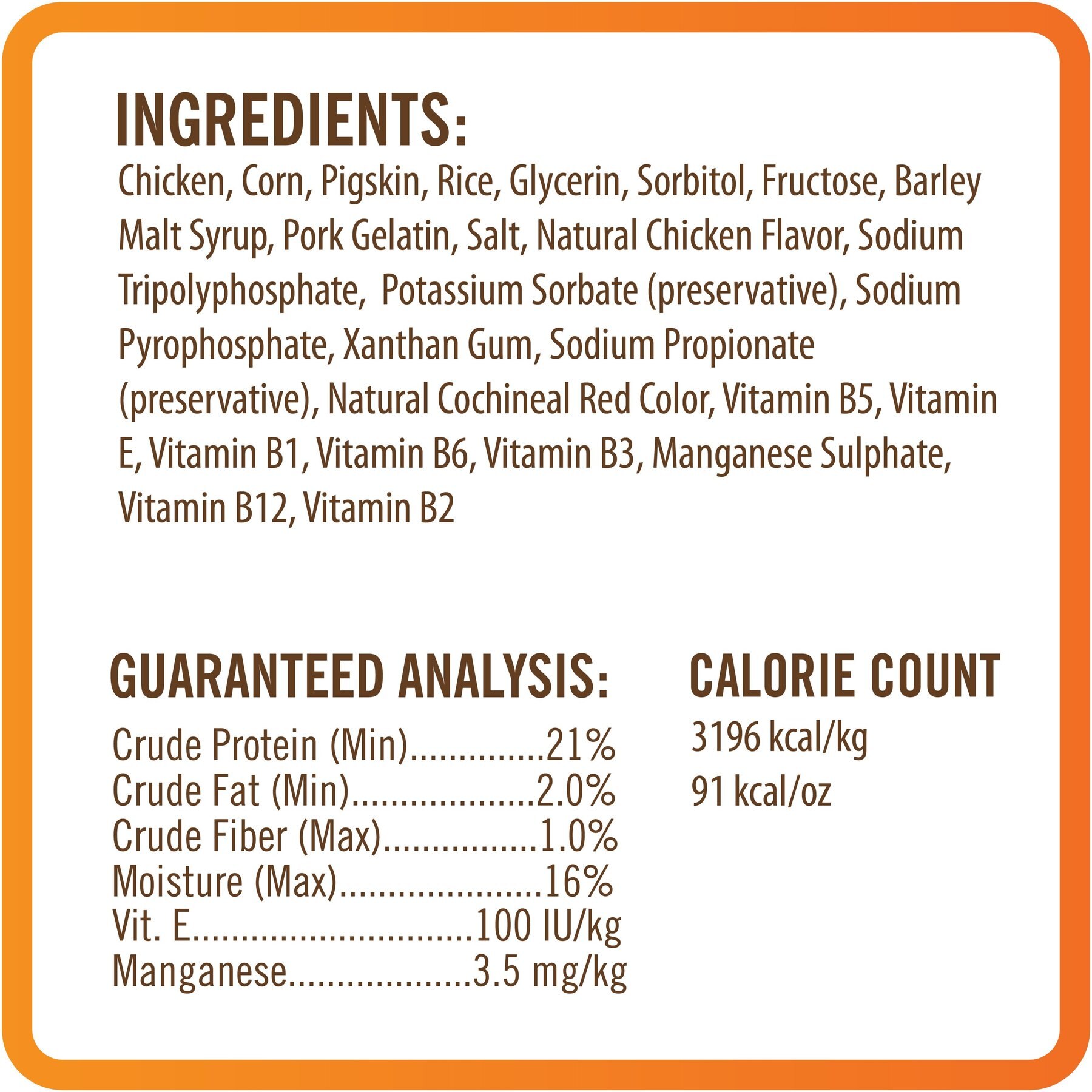 Nutri Chomps 6" Chicken Flavor Braid Dog Treats