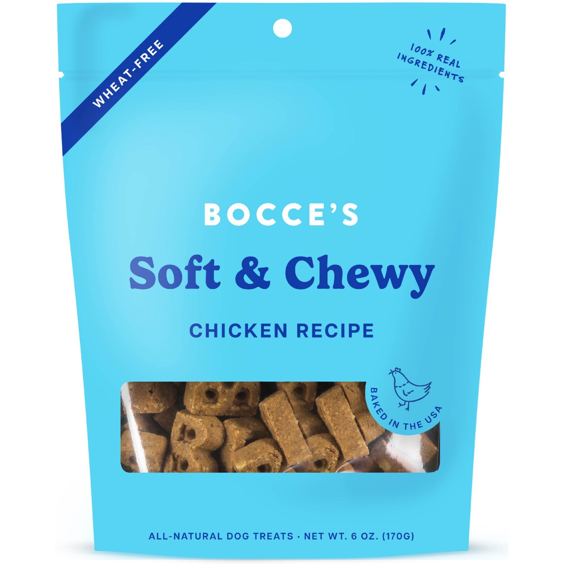 Bocce's Bakery Soft & Chewy Chicken Recipe Dog Treats