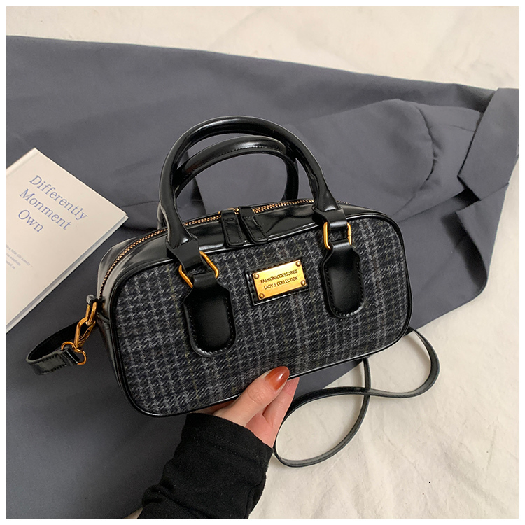 2024 Designer Colorblock Bowling Bags | Chic Casual Crossbody hot Purses for Women