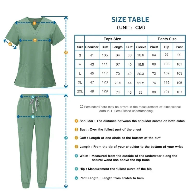 Multicolor Unisex Short Sleeved Pharmacy Nurse Uniform Hospital Doctor Workwear Oral Dental Surgery Uniforms Scrubs Sets 240420