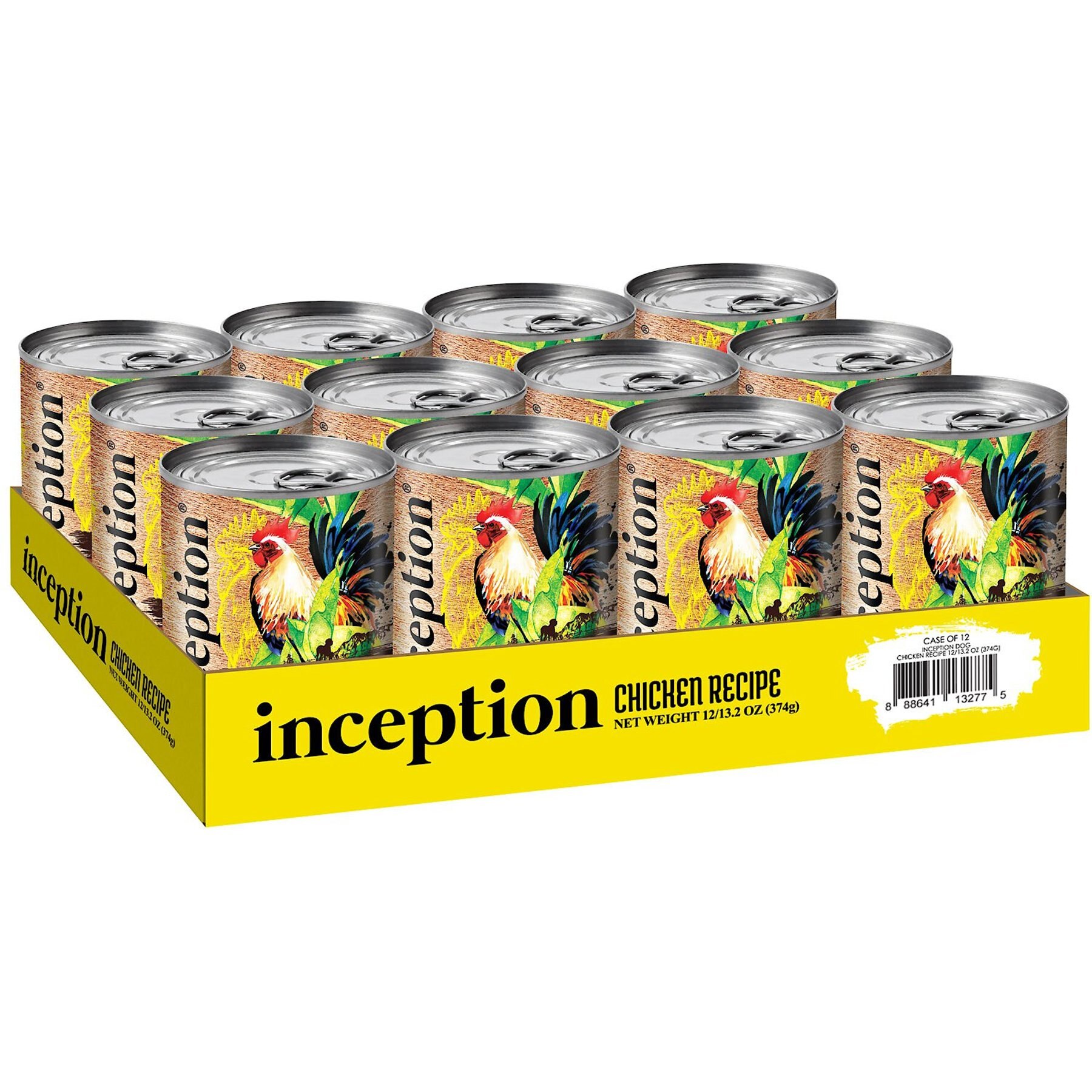 Inception Chicken Recipe Canned Dog Food, 13-oz, case of 12