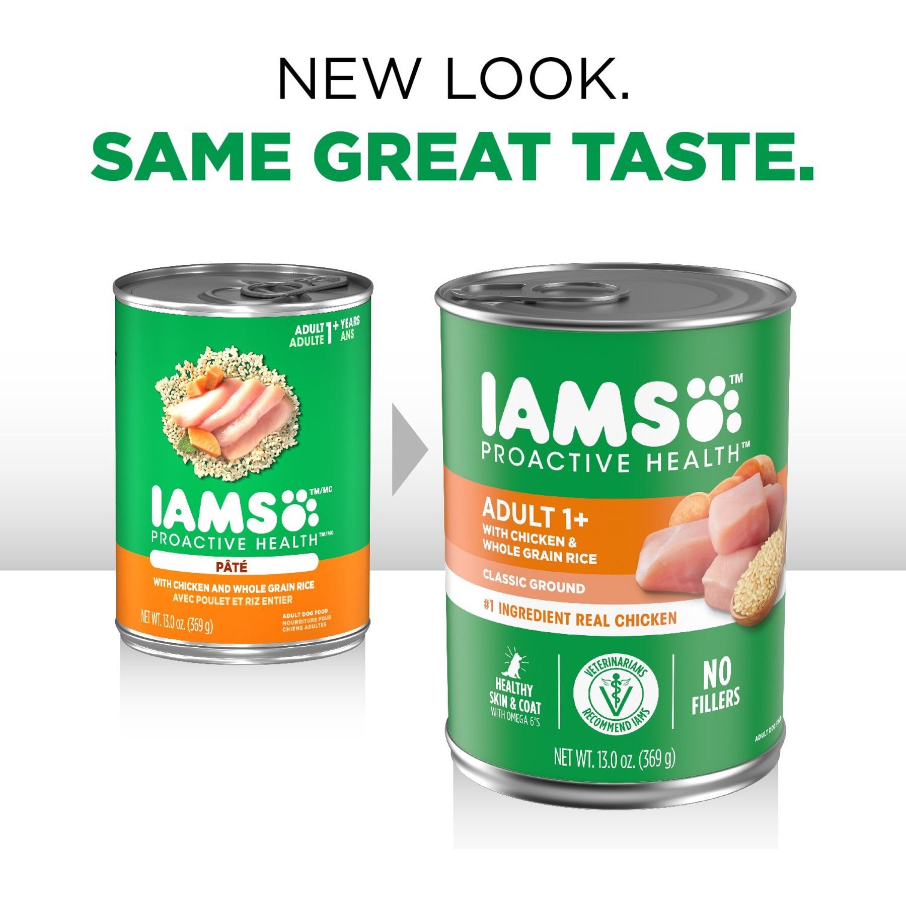 Iams ProActive Health Classic Ground with Chicken & Whole Grain Rice Canned Adult Wet Dog Food