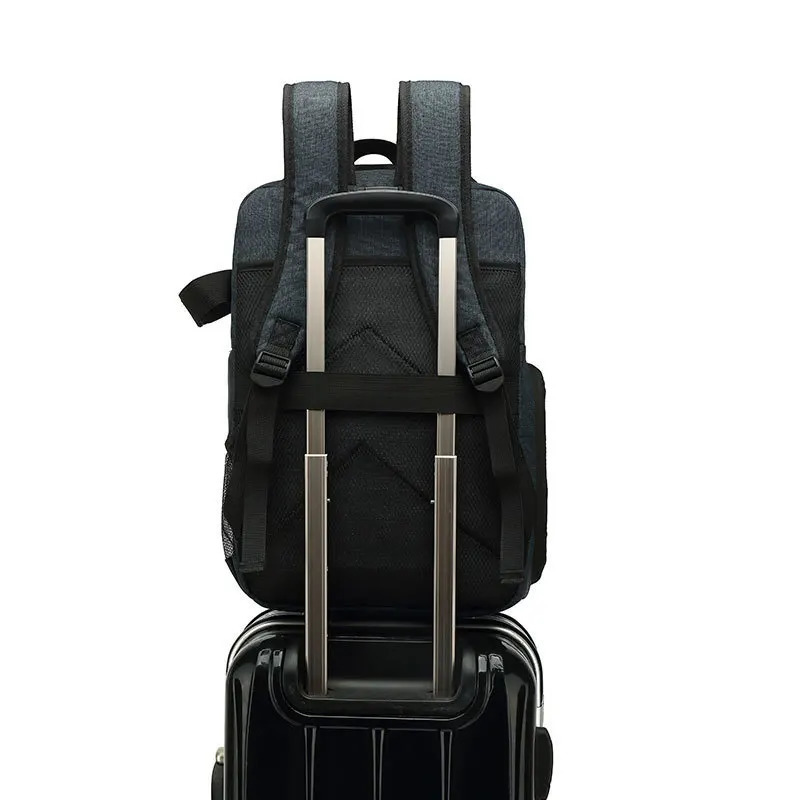 Waterproof DSLR Camera Bag Backpack With Charging Earphone Hole Outdoor Po for Laptop Tripod Video Lens 240418