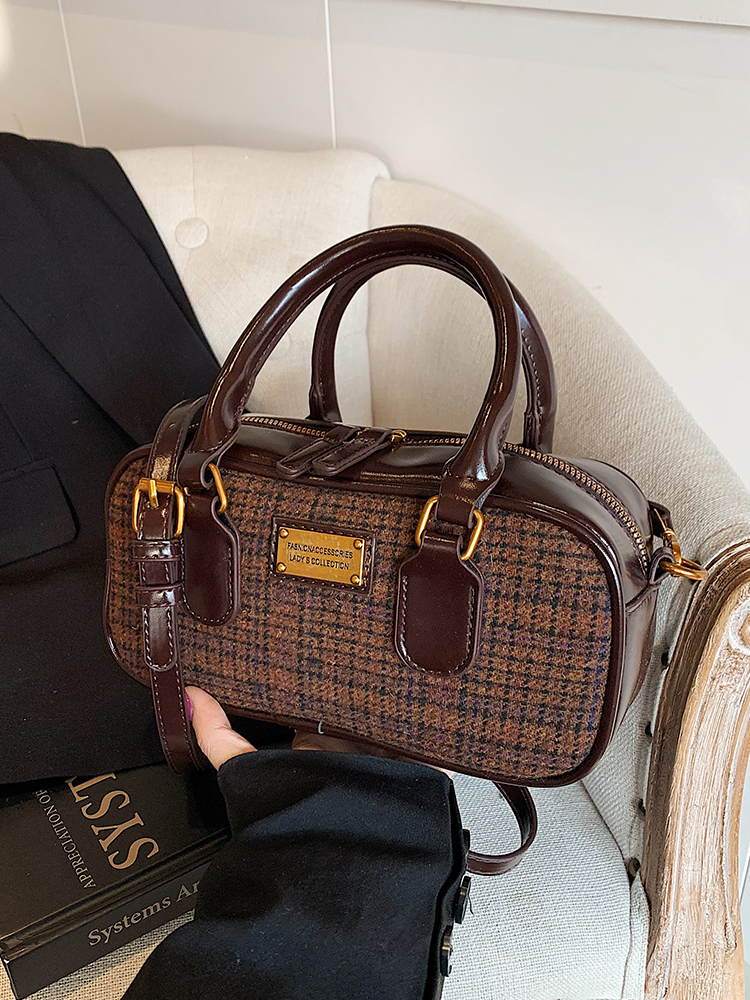 2024 Designer Colorblock Bowling Bags | Chic Casual Crossbody hot Purses for Women