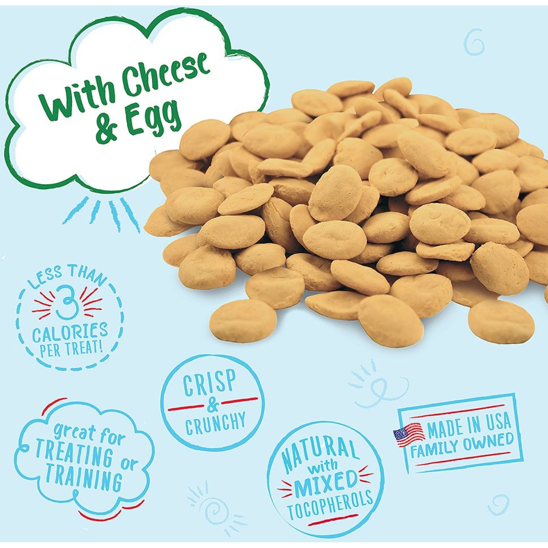 Charlee Bear Cheese & Egg Flavor Dog Treats