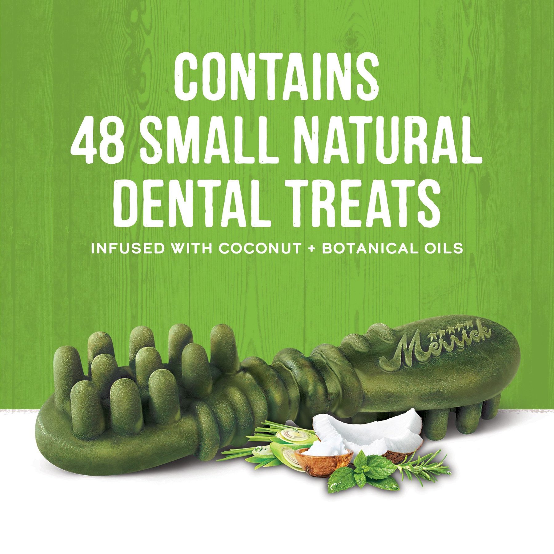 Merrick Fresh Kisses Infused with Coconut Oil & Botanicals Small Dental Dog Treats