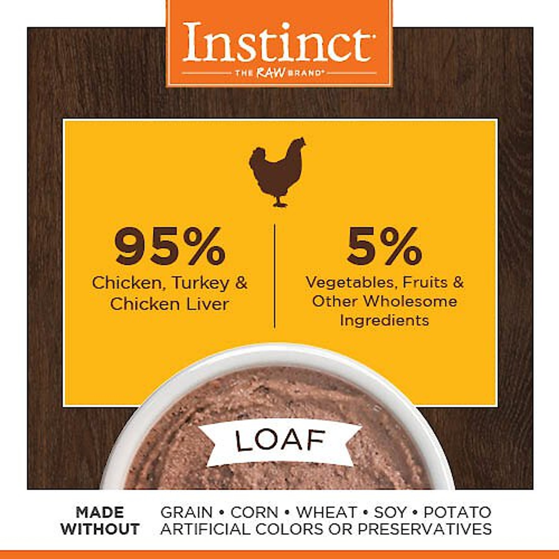 Instinct Original Adult Grain-Free Real Chicken Recipe Wet Dog Food