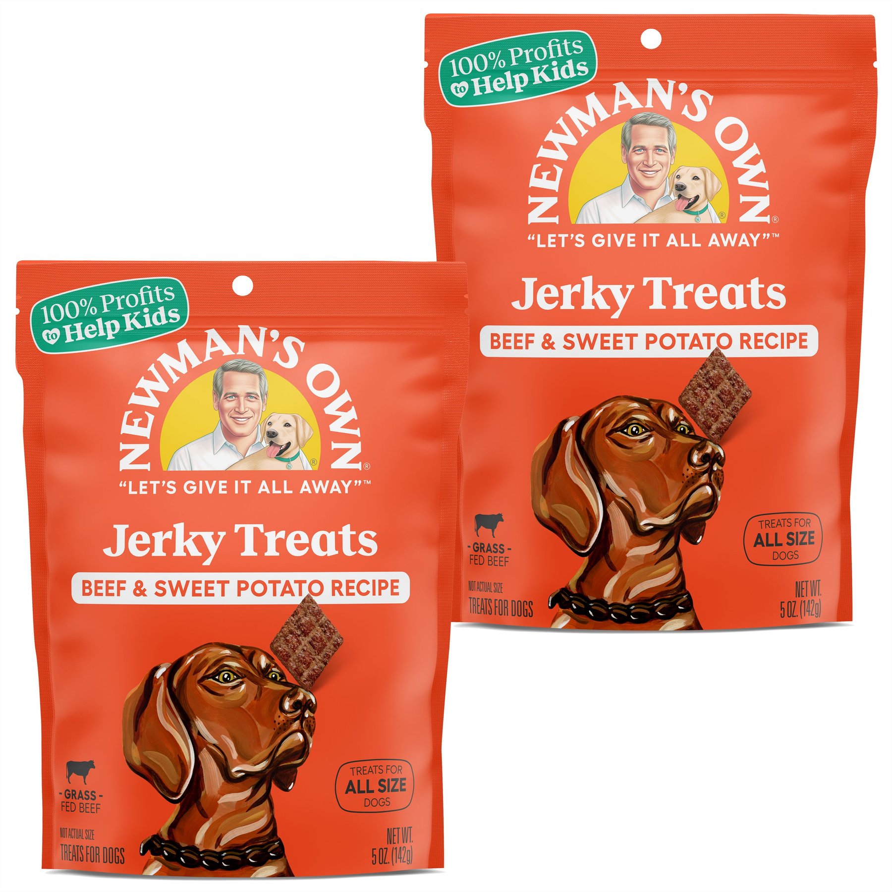 Newman's Own Beef Jerky Beef & Sweet Potato Recipe Dog Treats