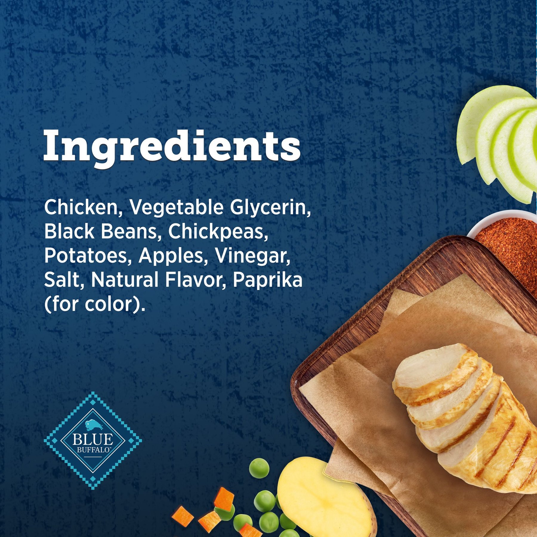Blue Buffalo True Chews Natural Chicken & Apple Sausage Dog Treats