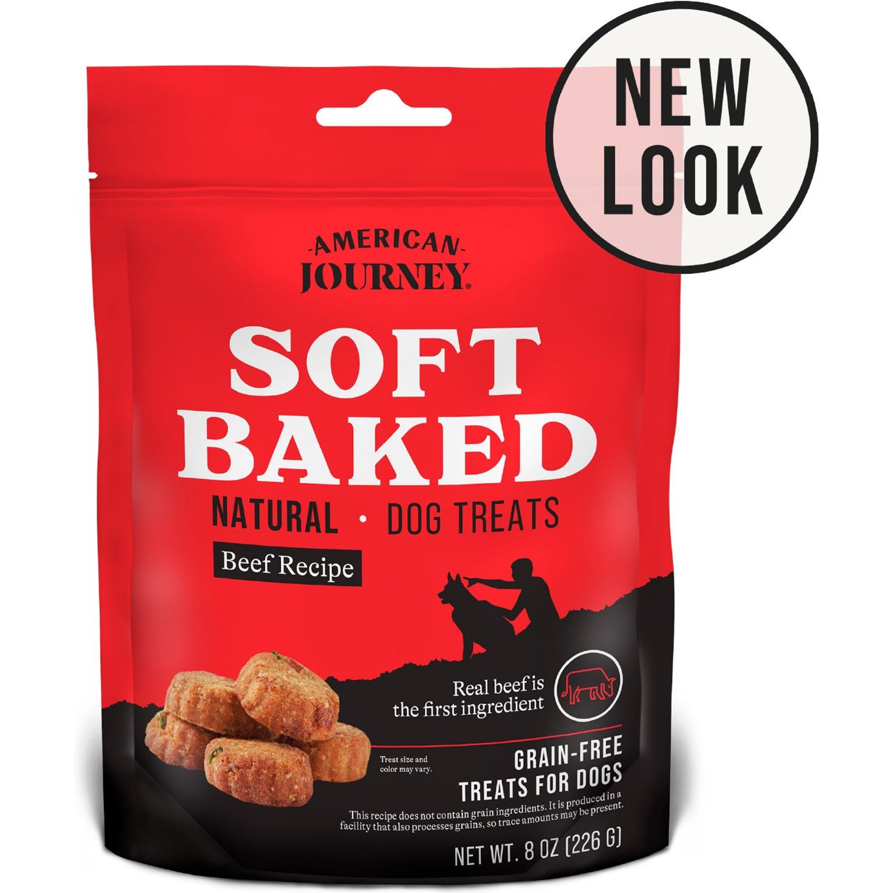 American Journey Beef Recipe Grain-Free Soft-Baked Dog Treats, 8-oz bag
