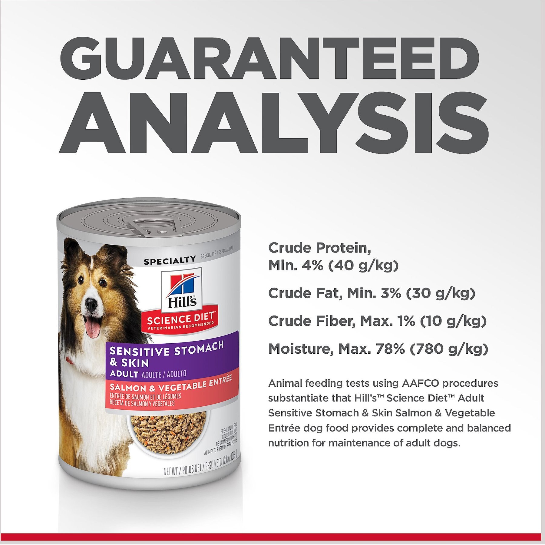Hill's Science Diet Adult Sensitive Stomach & Sensitive Skin Grain-Free Salmon & Vegetable Entree Canned Dog Food
