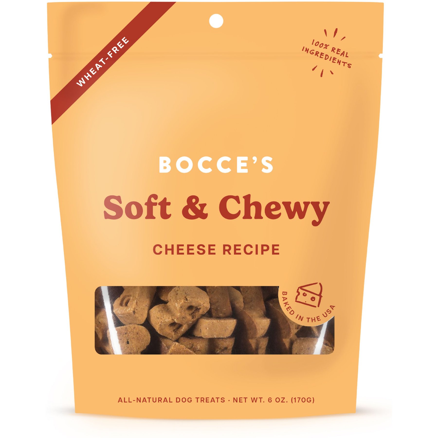 Bocce's Bakery Soft & Chewy Cheese Recipe Dog Treats