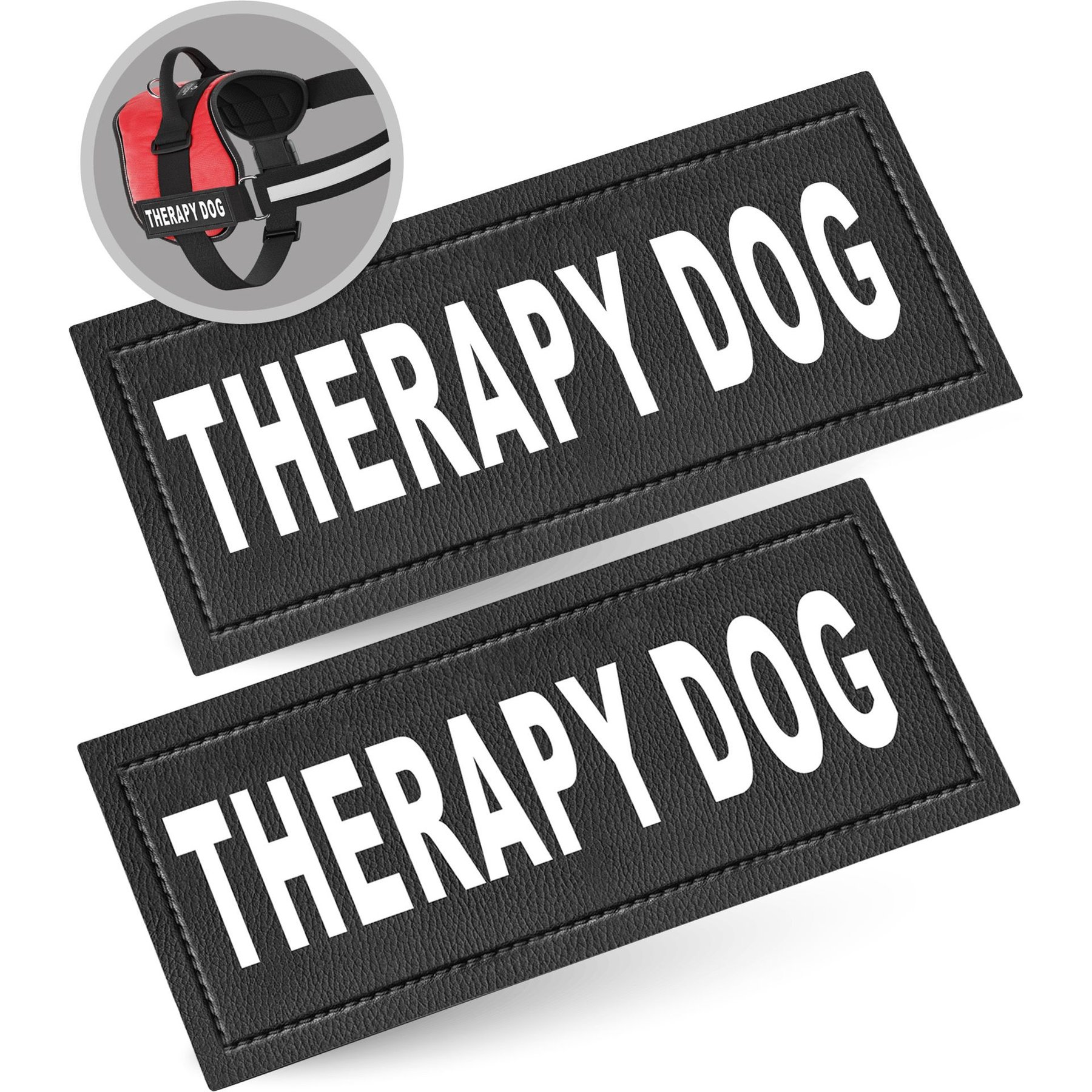 Industrial Puppy Therapy Dog Harness Patch, 2 count