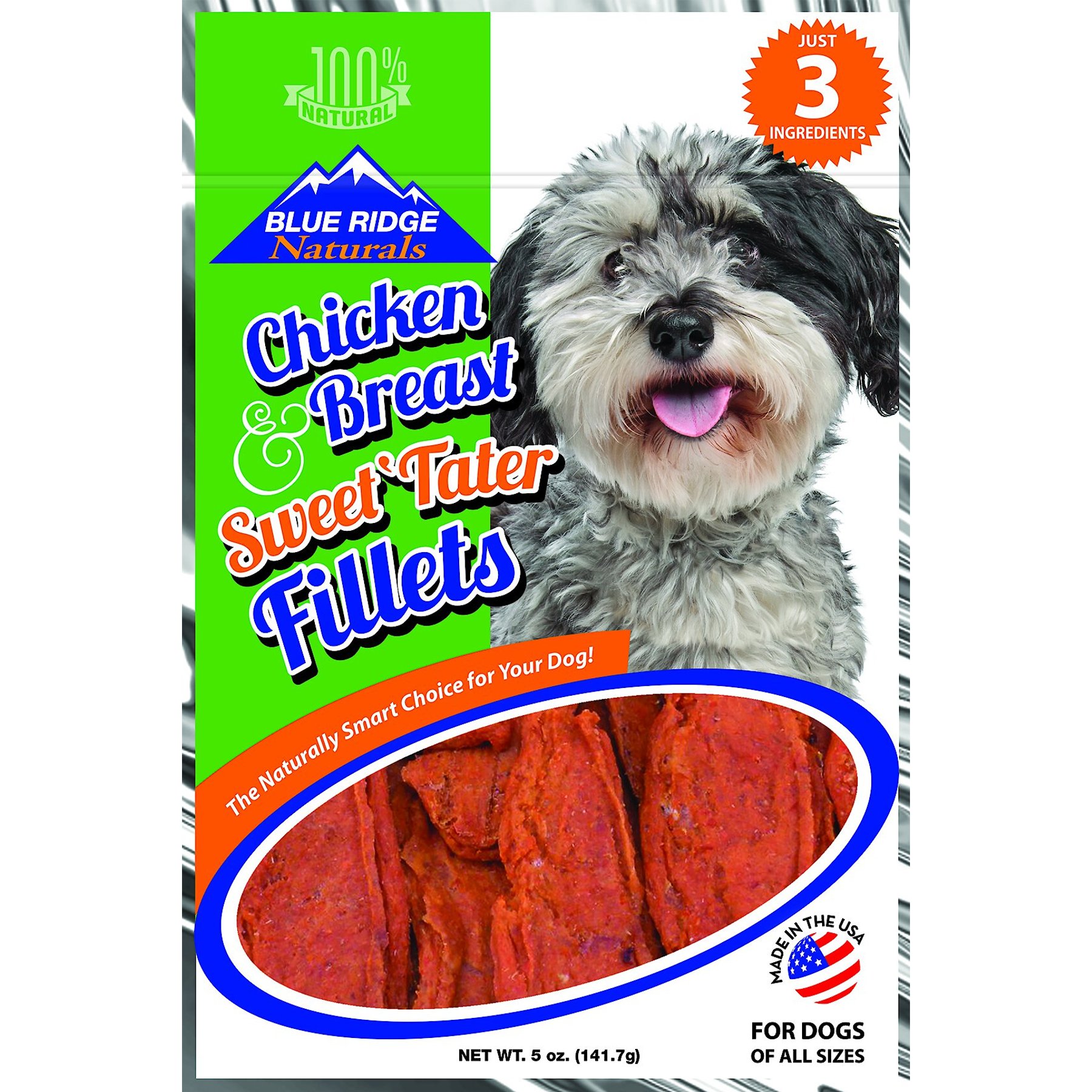 Blue Ridge Naturals Chicken Breast & Sweet Tater Fillets Dog Treats