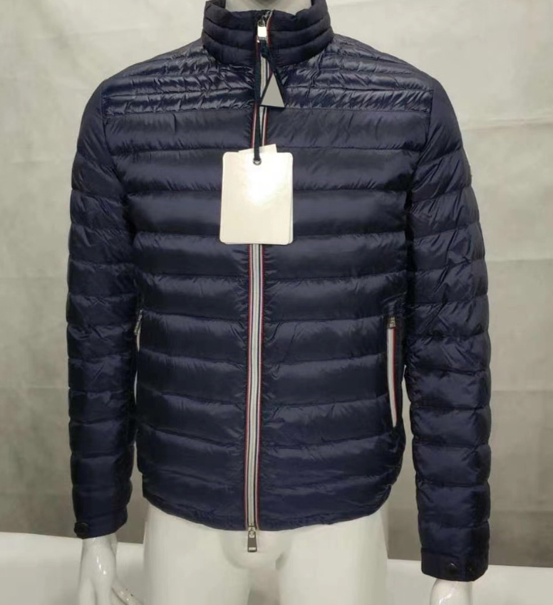 Arm Badge Lightweight Mens Down Jacket Stand Collar Fashion Designer NFC down jackets Winter Warm coat Size 1-5