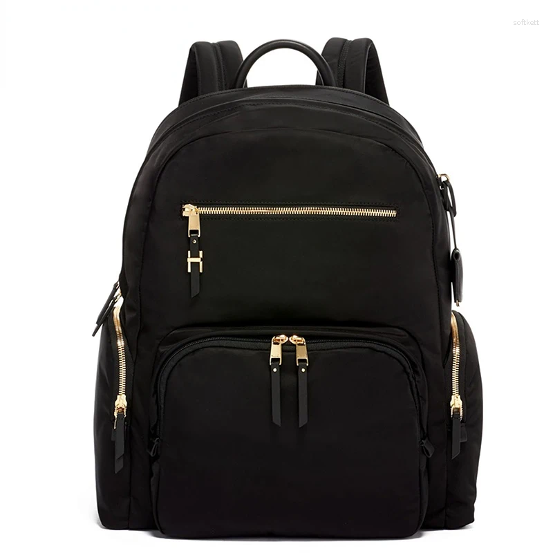 Backpack 196300 Women's Nylon Large Capacity Schoolbag Computer Bag Waterproof Travel