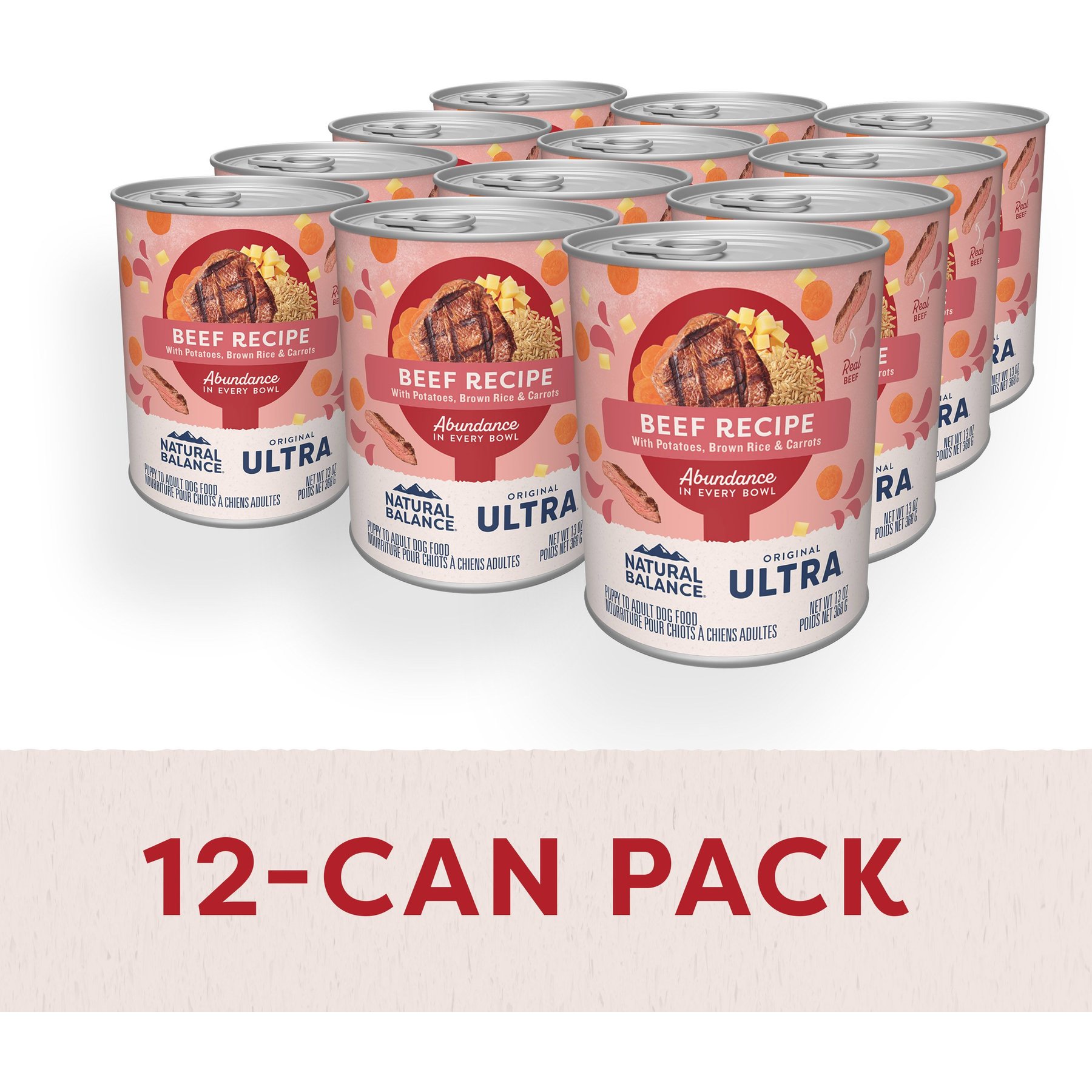Natural Balance Original Ultra Beef Recipe Wet Dog Food