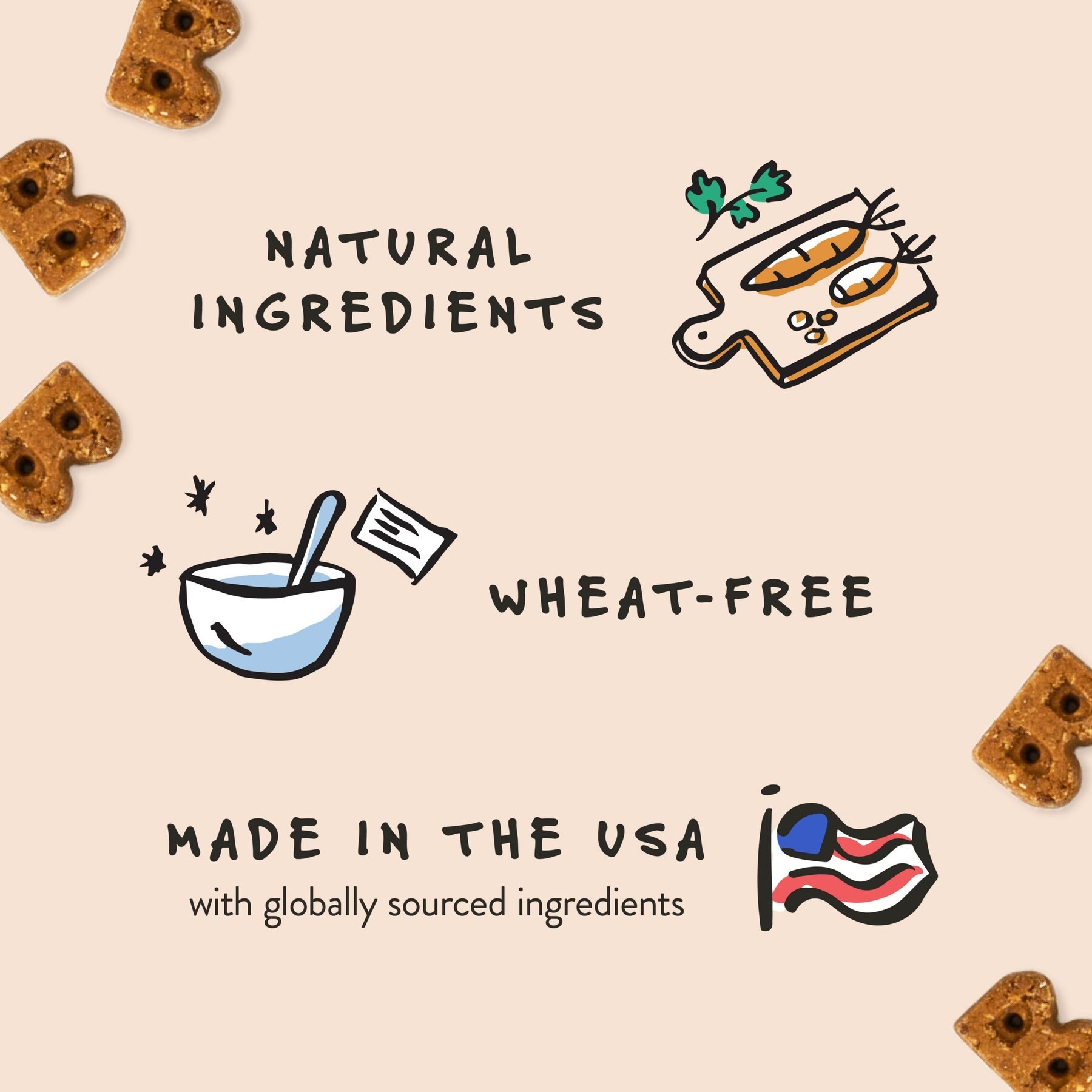 Bocce's Bakery Quack Quack Quack Duck & Blueberry Recipe Soft & Chewy Dog Treats