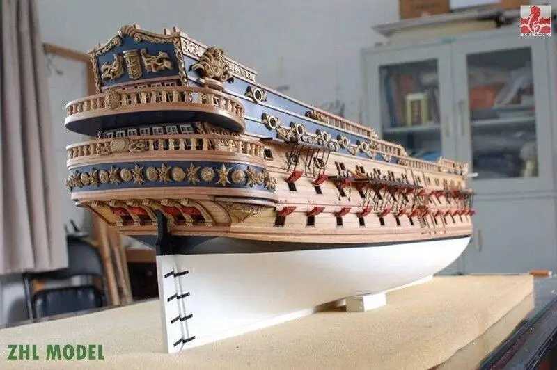 ZHL San Felipe 1690 Wooden Model Ship Kit 1/50 47 inch Yuan Qing W241120