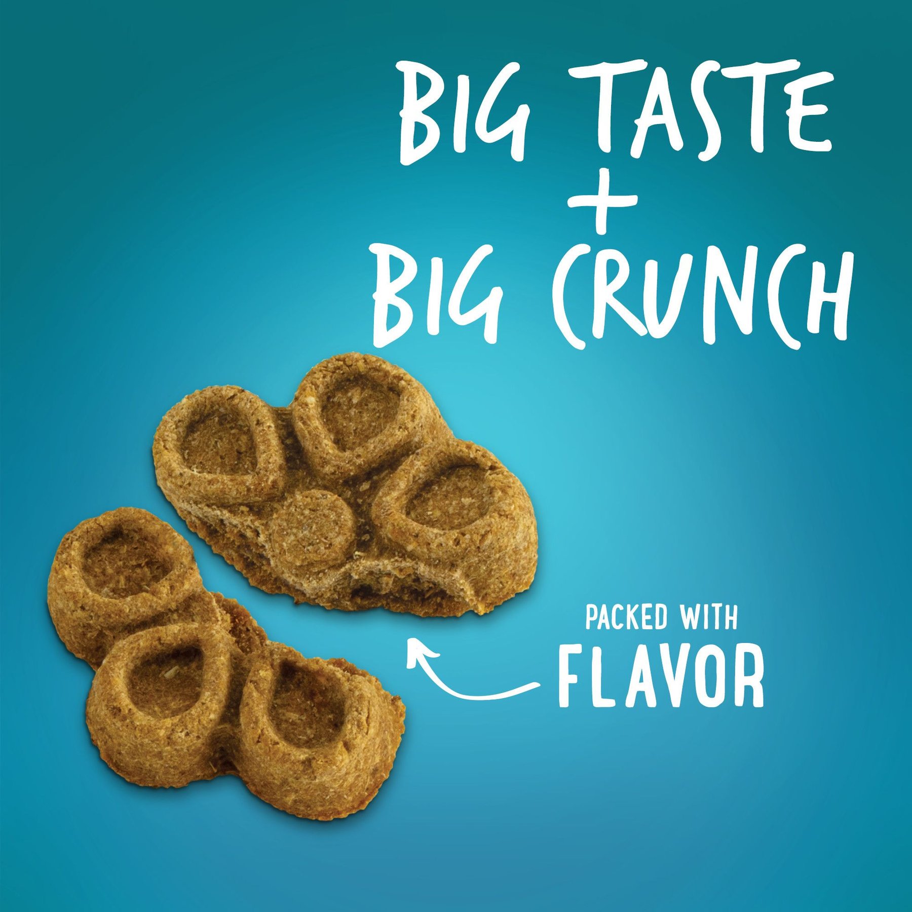 Fruitables Biggies with Real Almond Butter & Coconut Dog Treats, 16-oz bag