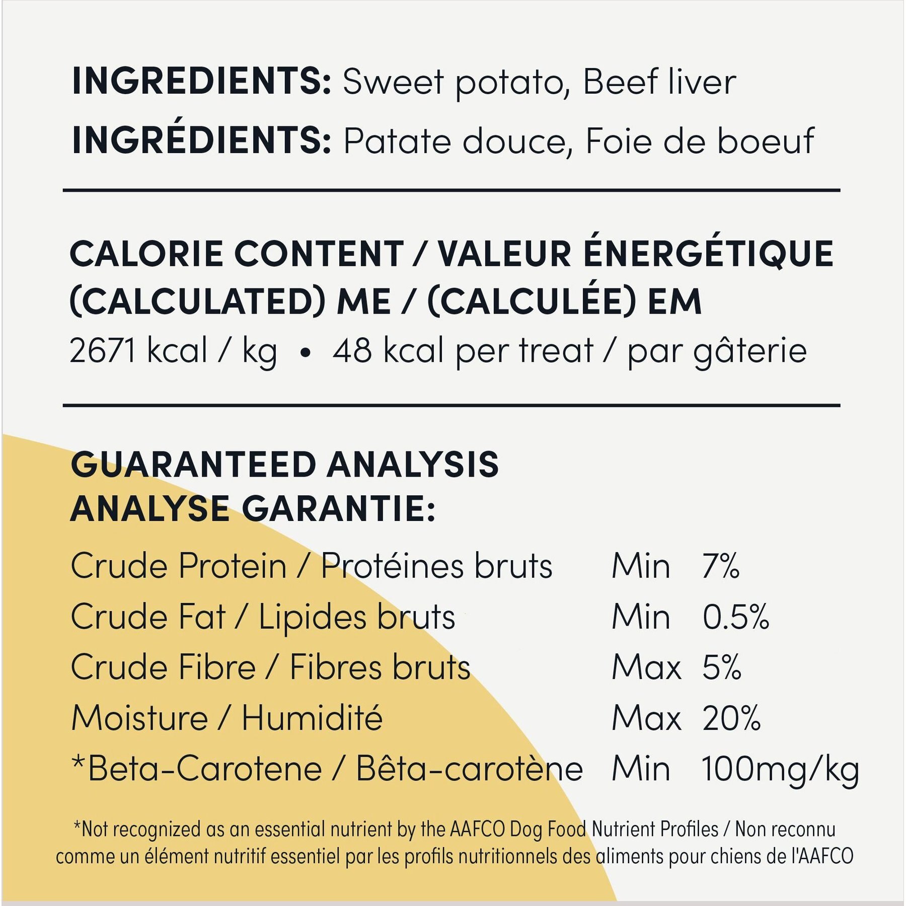 Crumps' Naturals Sweet Potato & Liver Chews Dog Treats