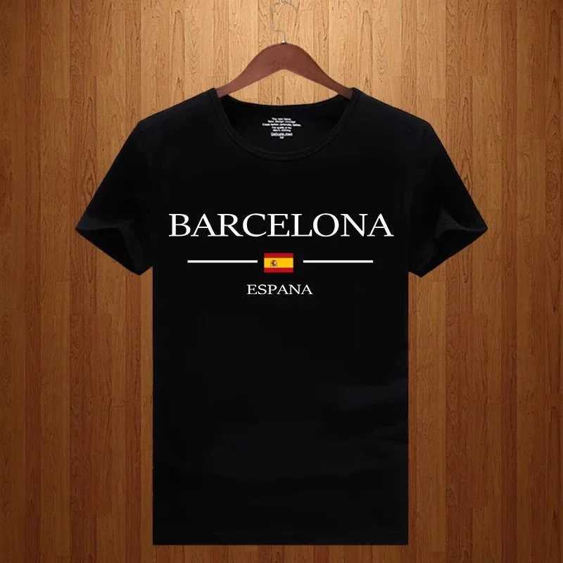 Men's T-Shirts 2024 Men Summer Milano Letters Print T Shirt Man Short Slved T-Shirt Casual Women Ts Y2k Clothing Oversized 100% Cotton Ts Y24