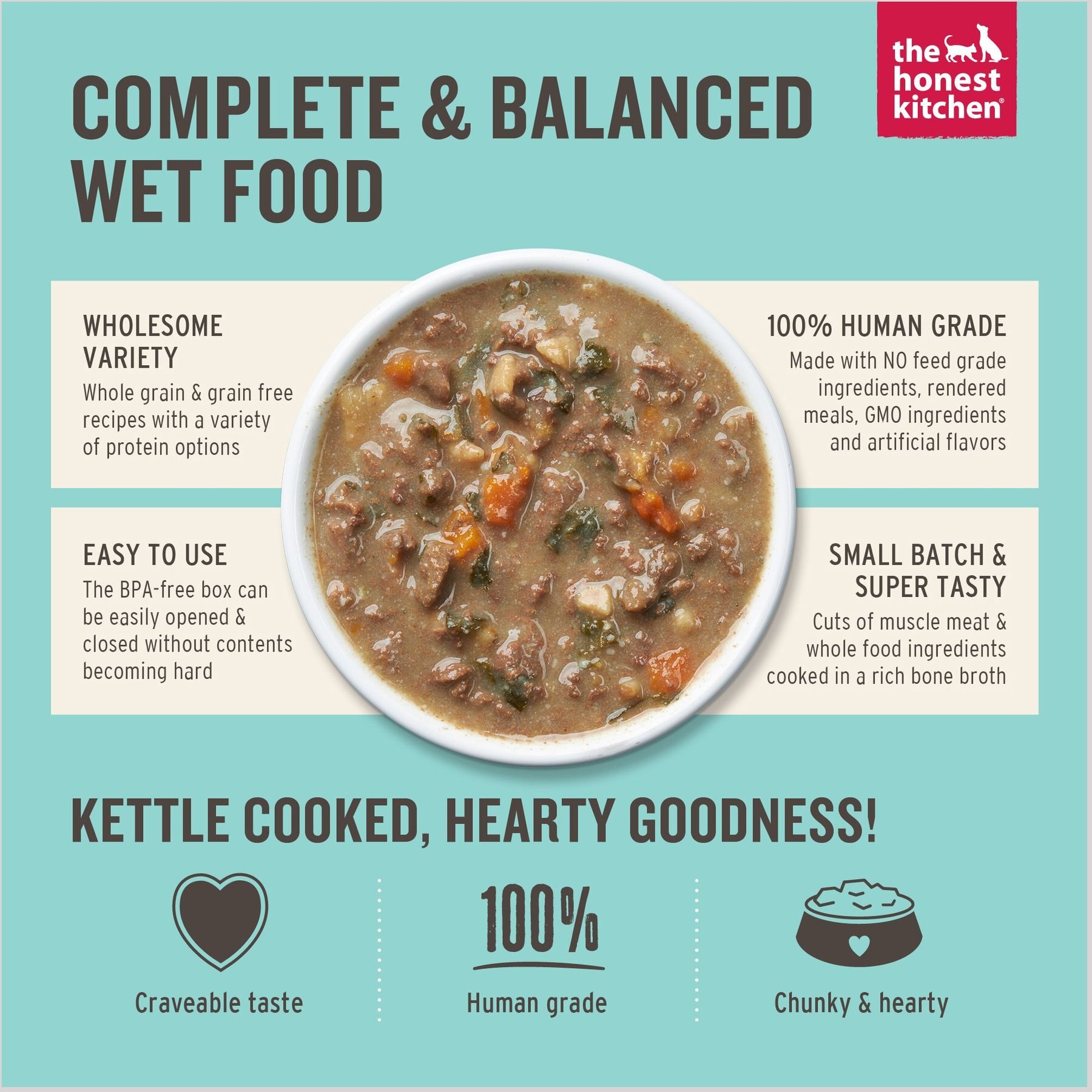 The Honest Kitchen One Pot Stews Slow Cooked Chicken Stew Wet Dog Food