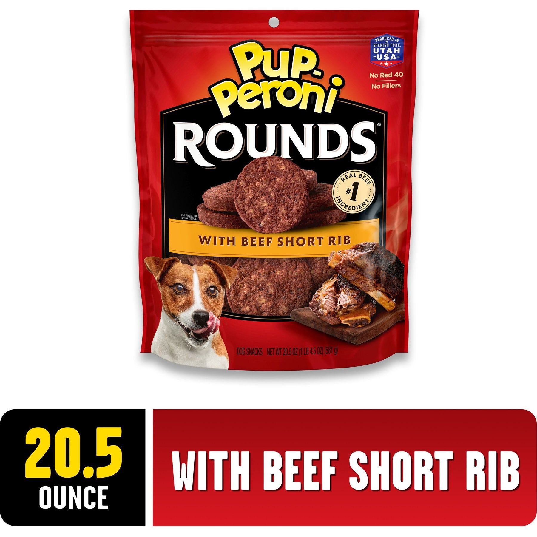 Pup-Peroni Rounds Beef Short Rib Dog Treats