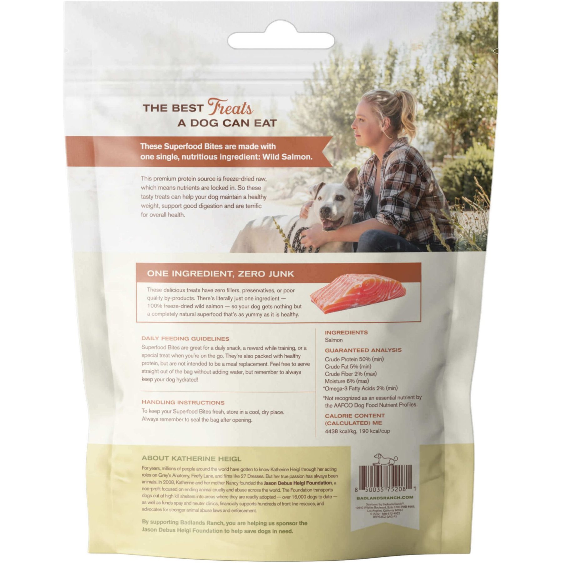 Badlands Ranch Salmon Grain-Free Freeze-Dried Raw Dog Treats