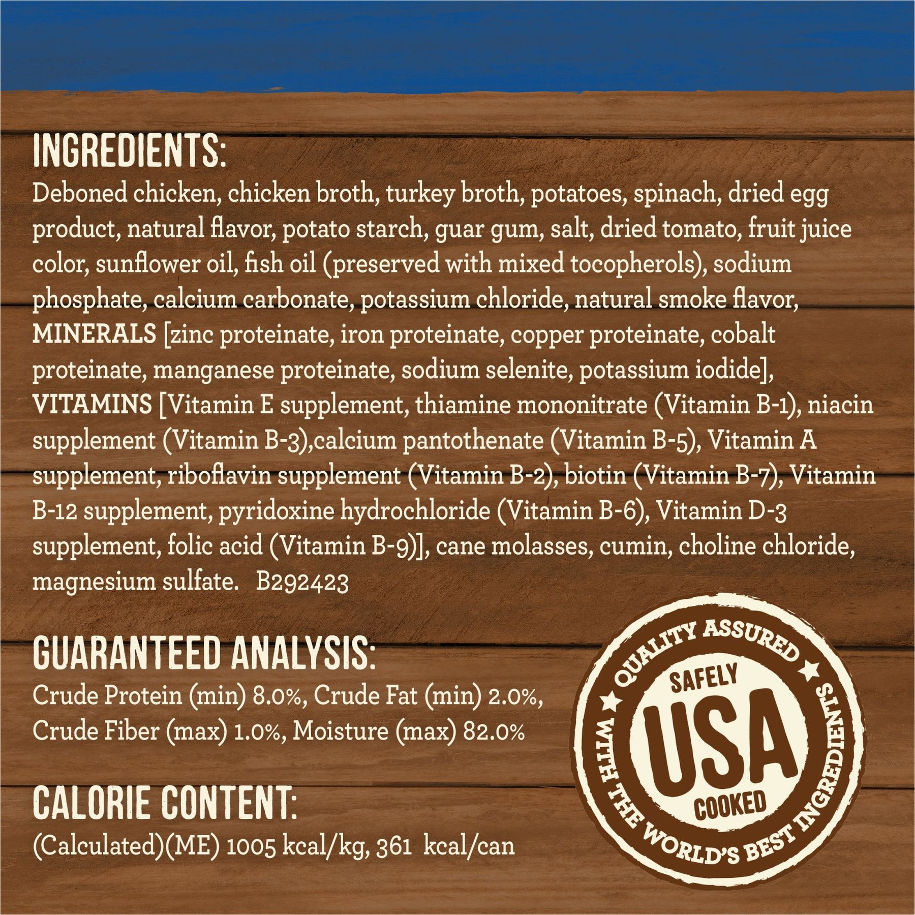 Merrick Grain-Free Wet Dog Food Slow-Cooked BBQ Memphis Style with Glazed Chicken