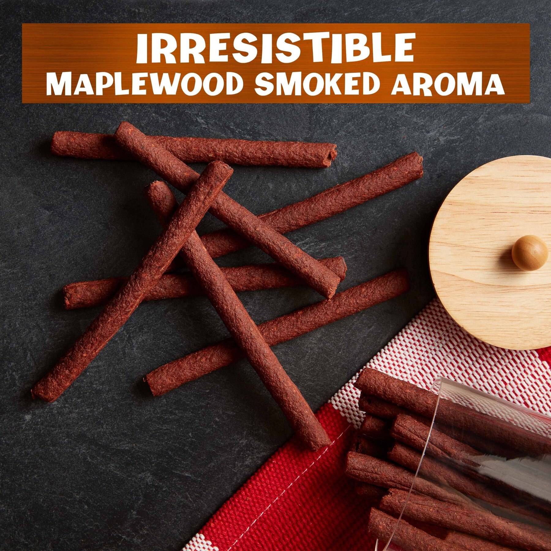 Pup-Peroni Real Sausage Maplewood Smoke Flavor Dog Treats