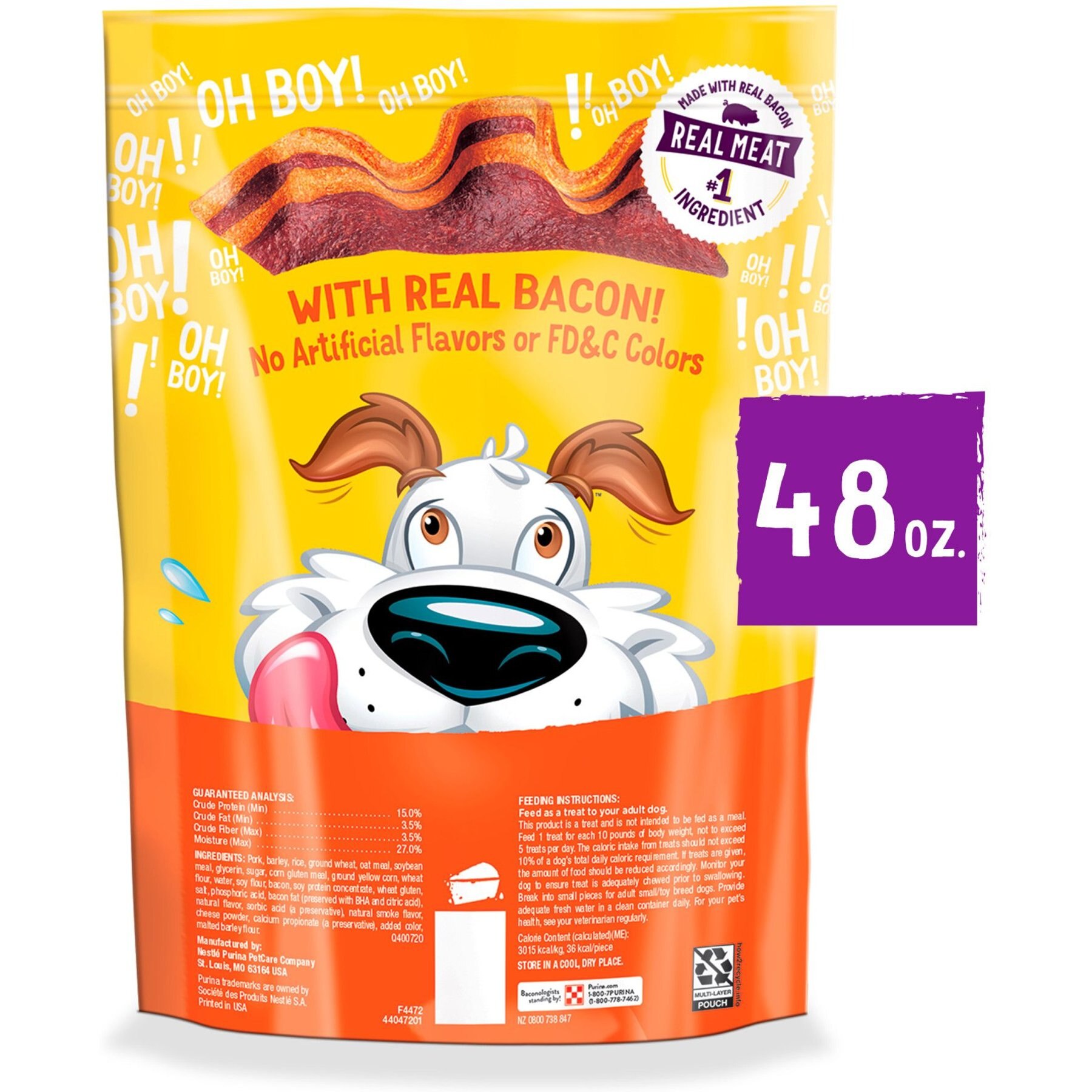 Purina Beggin' Strips Real Meat with Bacon & Cheese Flavored Training Dog Treats