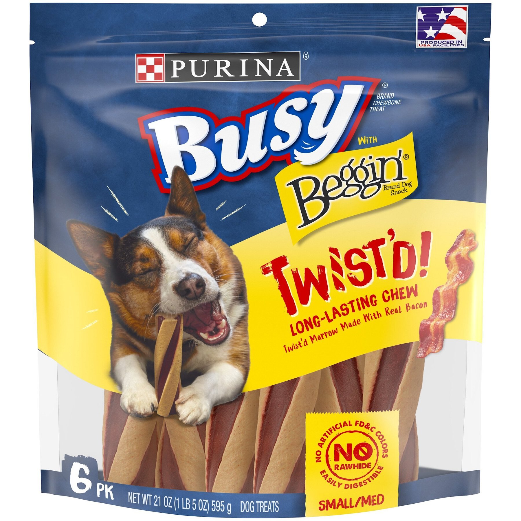 Busy Bone with Beggin' Twist'd! Long-Lasting Small/Medium Dog Treat