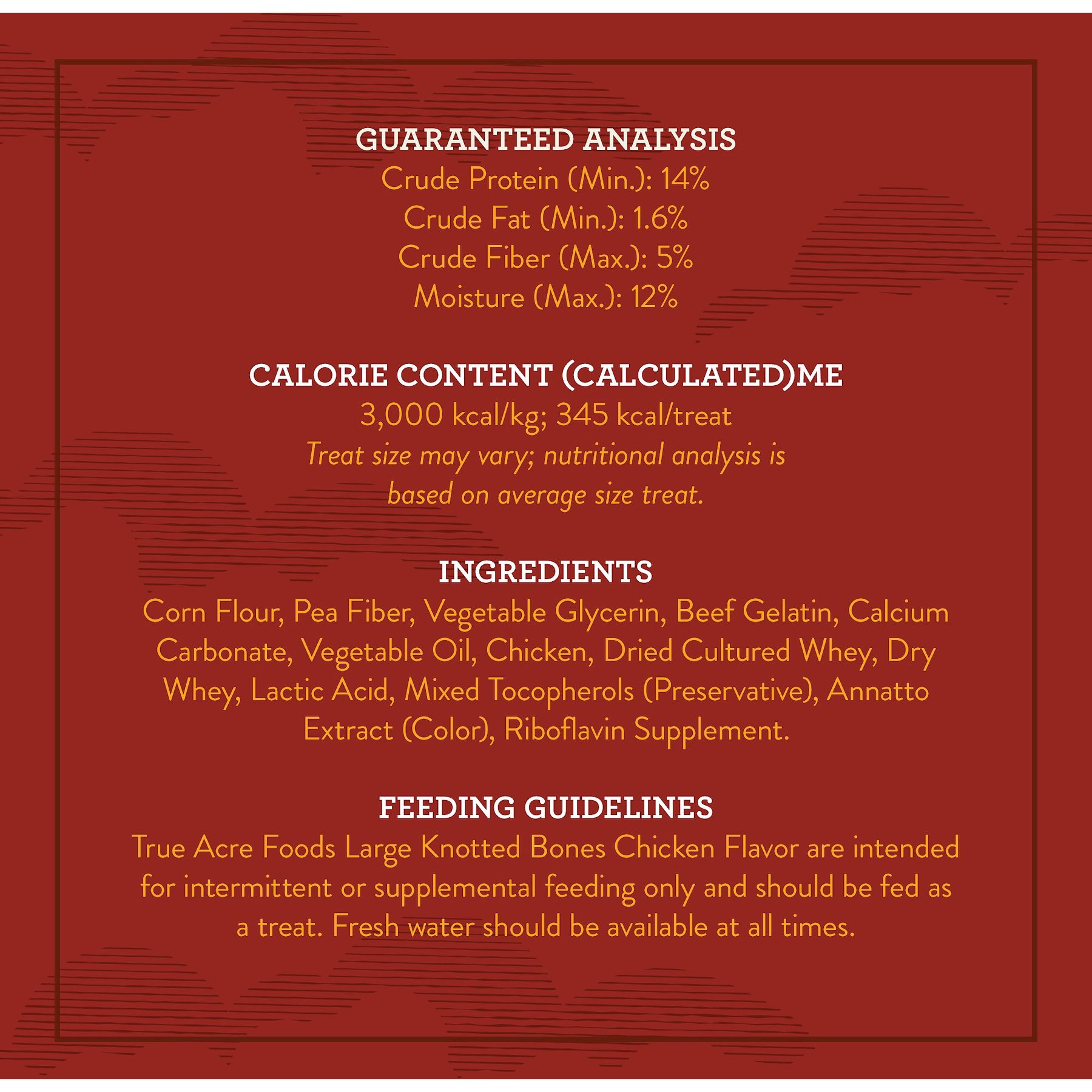 True Acre Foods, Rawhide-Free, Knotted Bones, with Natural Chicken Flavor Dog Treats