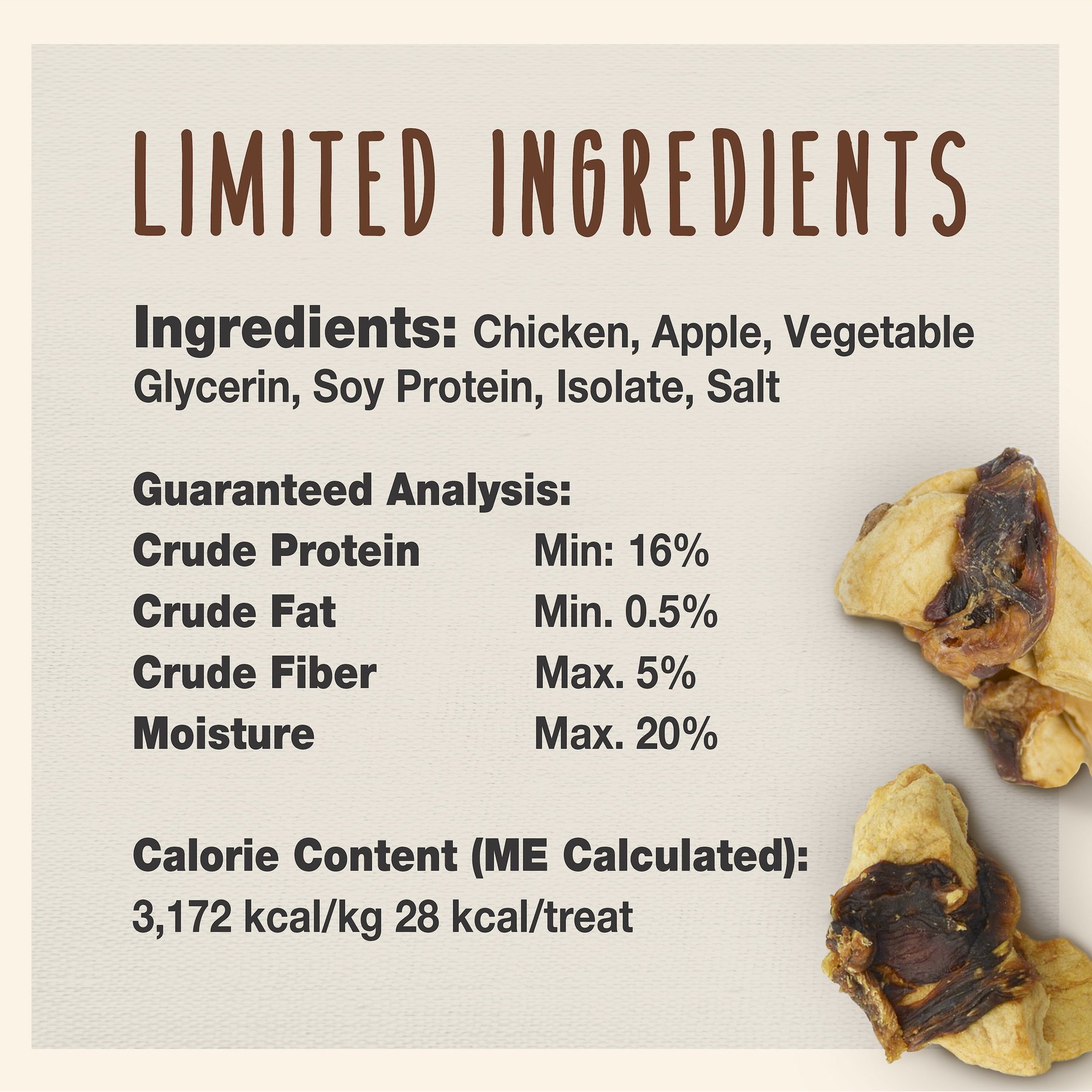 Cadet Gourmet Chicken & Apple Wrapped Dog Treats