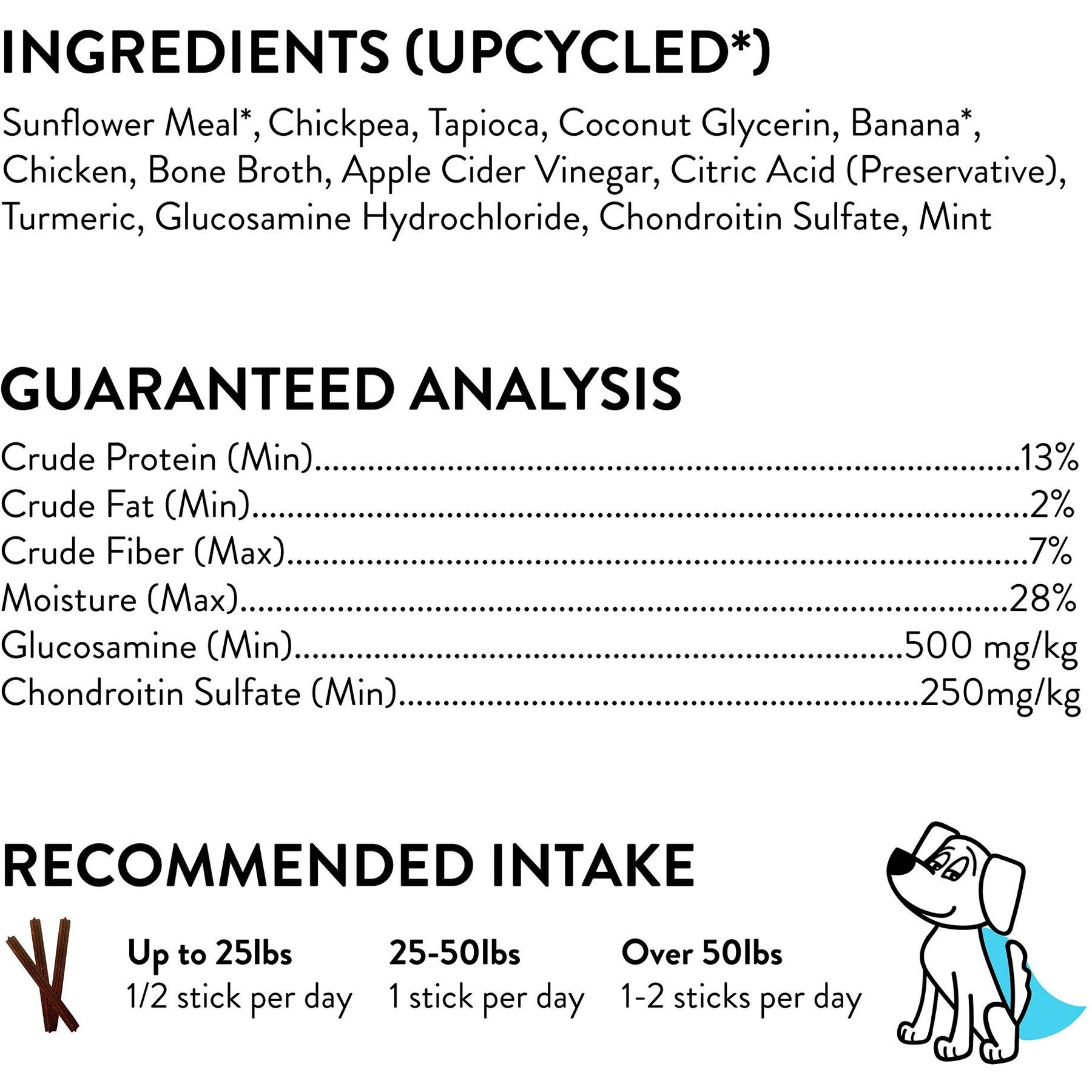 Shameless Pets Banana Bone-Anza Banana & Bone Broth Flavor Dental Dog Treats