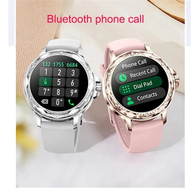 Women's Fashionable Bluetooth Smartwatch with Health Monitor - Sporty Fitness Band for Daily Use