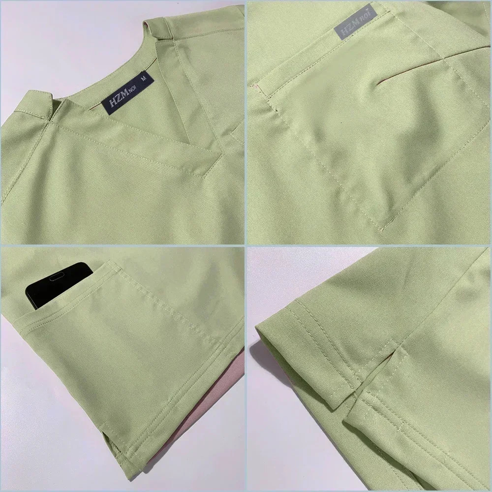 Wholesale Operating Room Uniform Scrubs Hospital Working Scrubs Set Supplies Nurse Dental Surgery Suit Workwear 240420