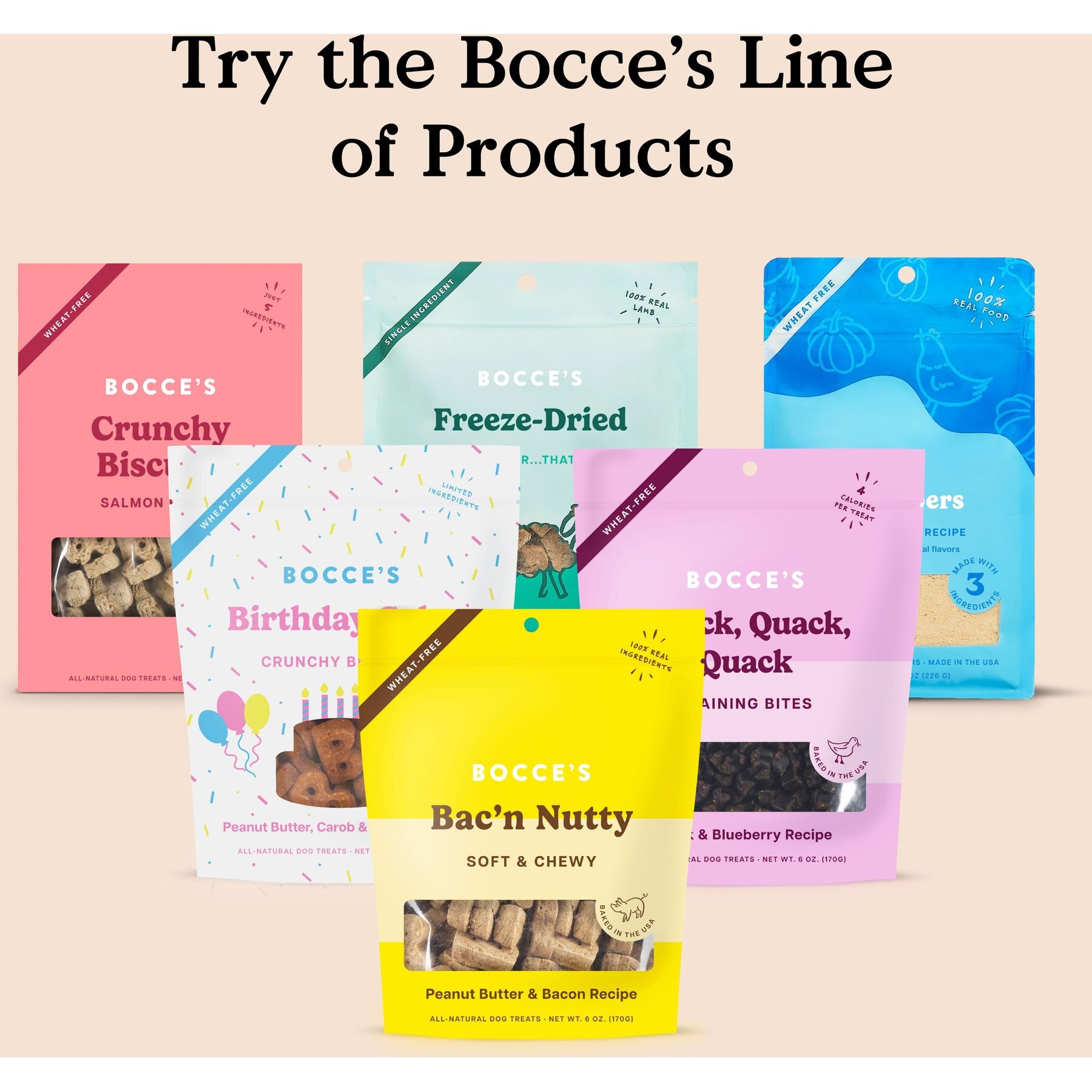 Bocce's Bakery Say Moo Beef & Cheddar Training Bites Dog Treats