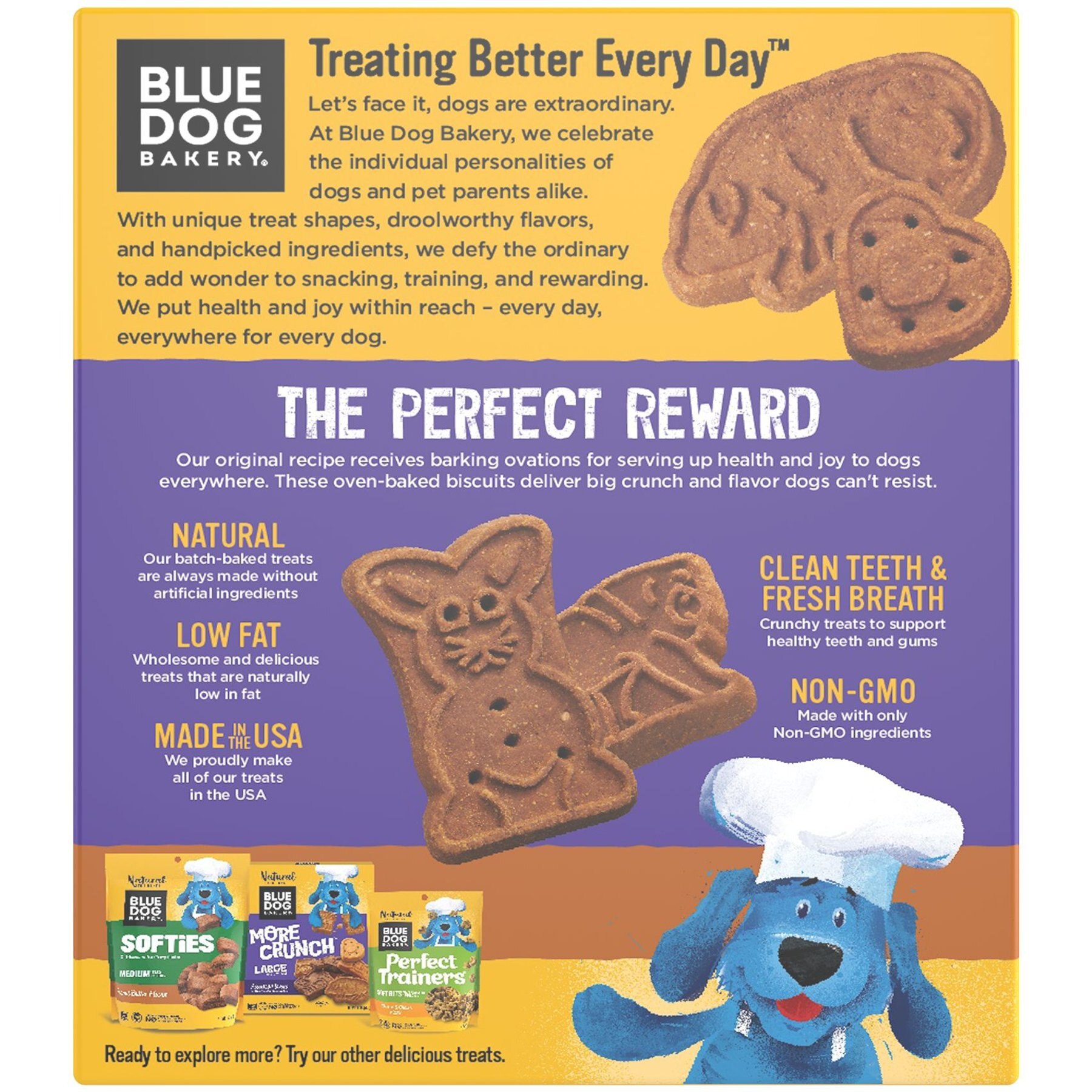 Blue Dog Bakery Original Recipe Low Fat Peanut Butter Dog Treats