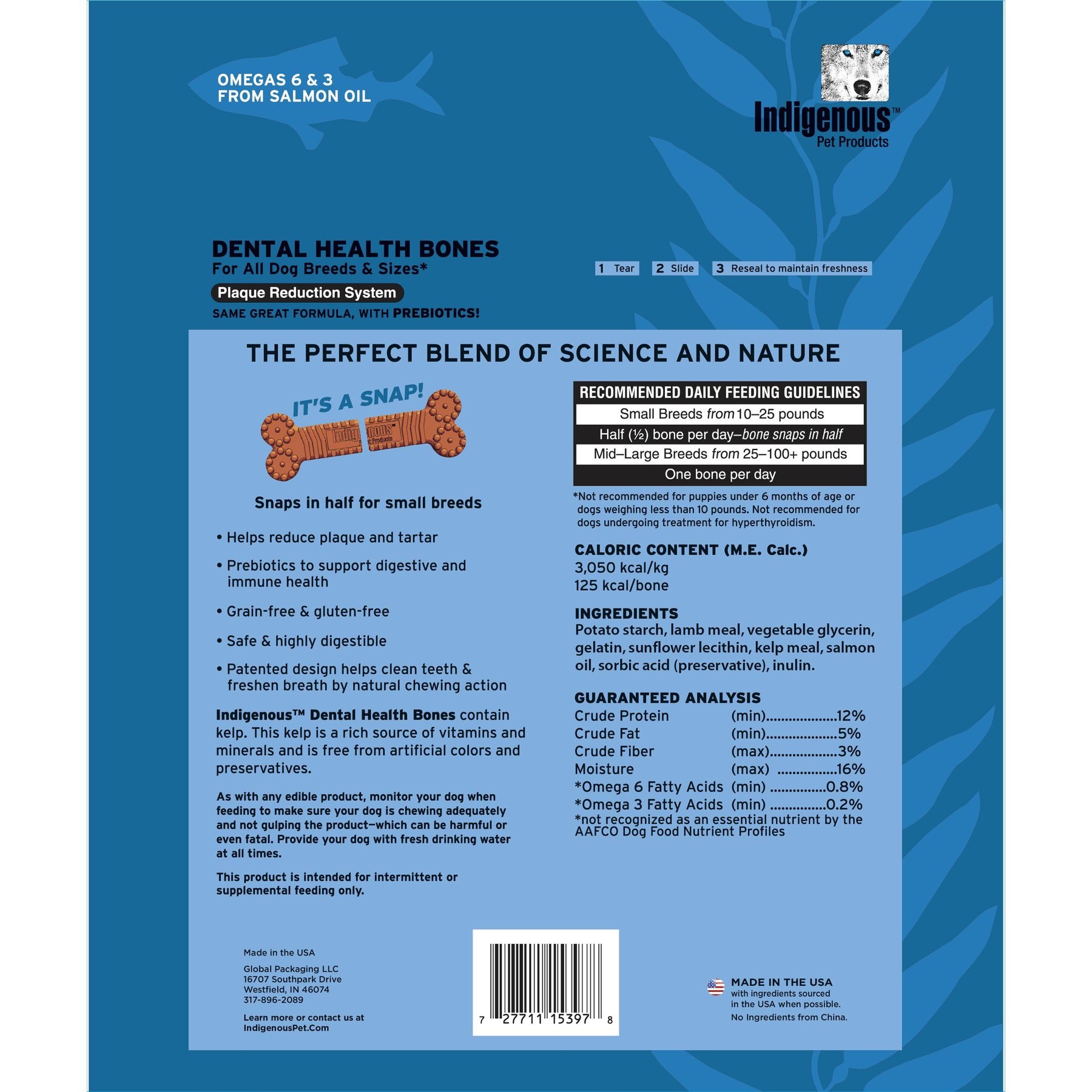 Indigenous Pet Products Potato & Lamb Grain-Free Dental Dog Treats