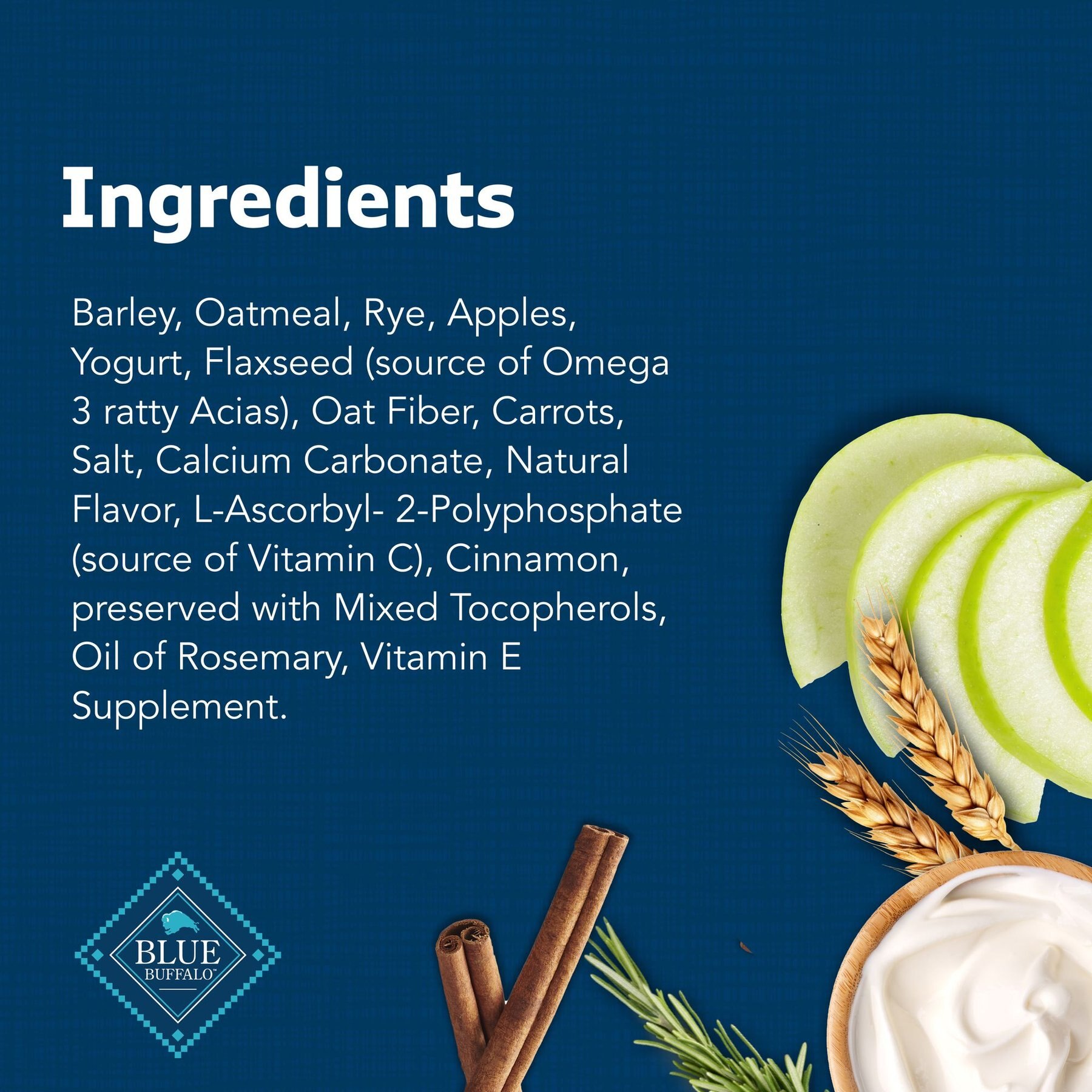 Blue Buffalo Mini Health Bars Baked Apples & Yogurt Dog Treats
