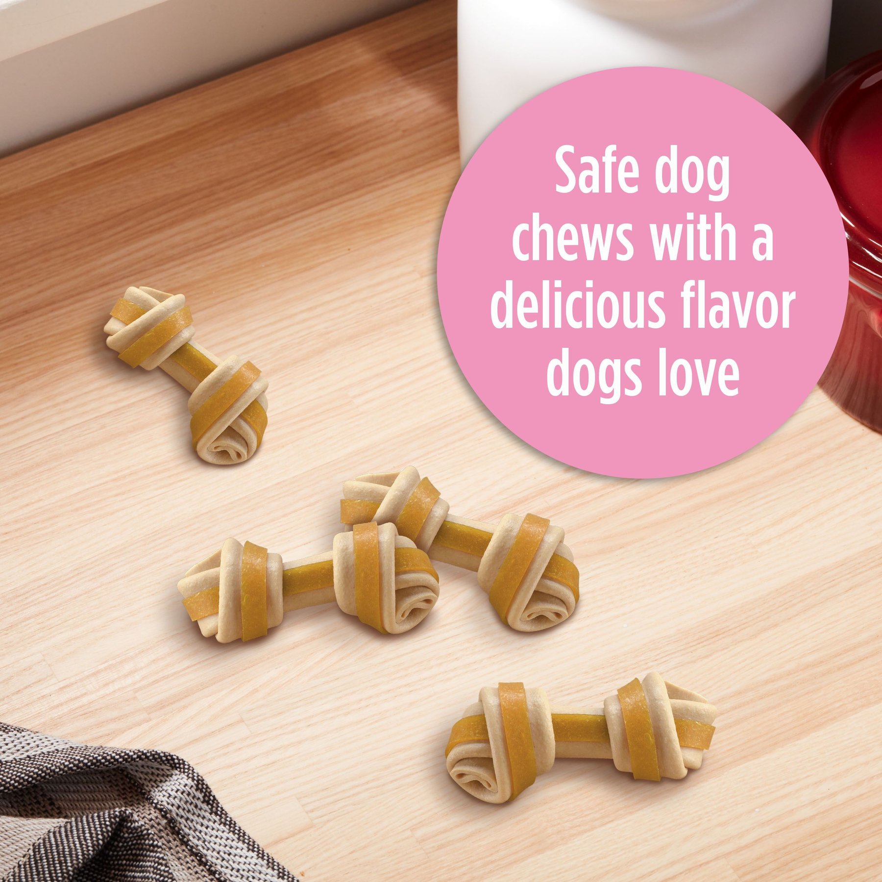 Milk-Bone Gnaw Bones Mini Chicken Flavored Bone Dog Treats