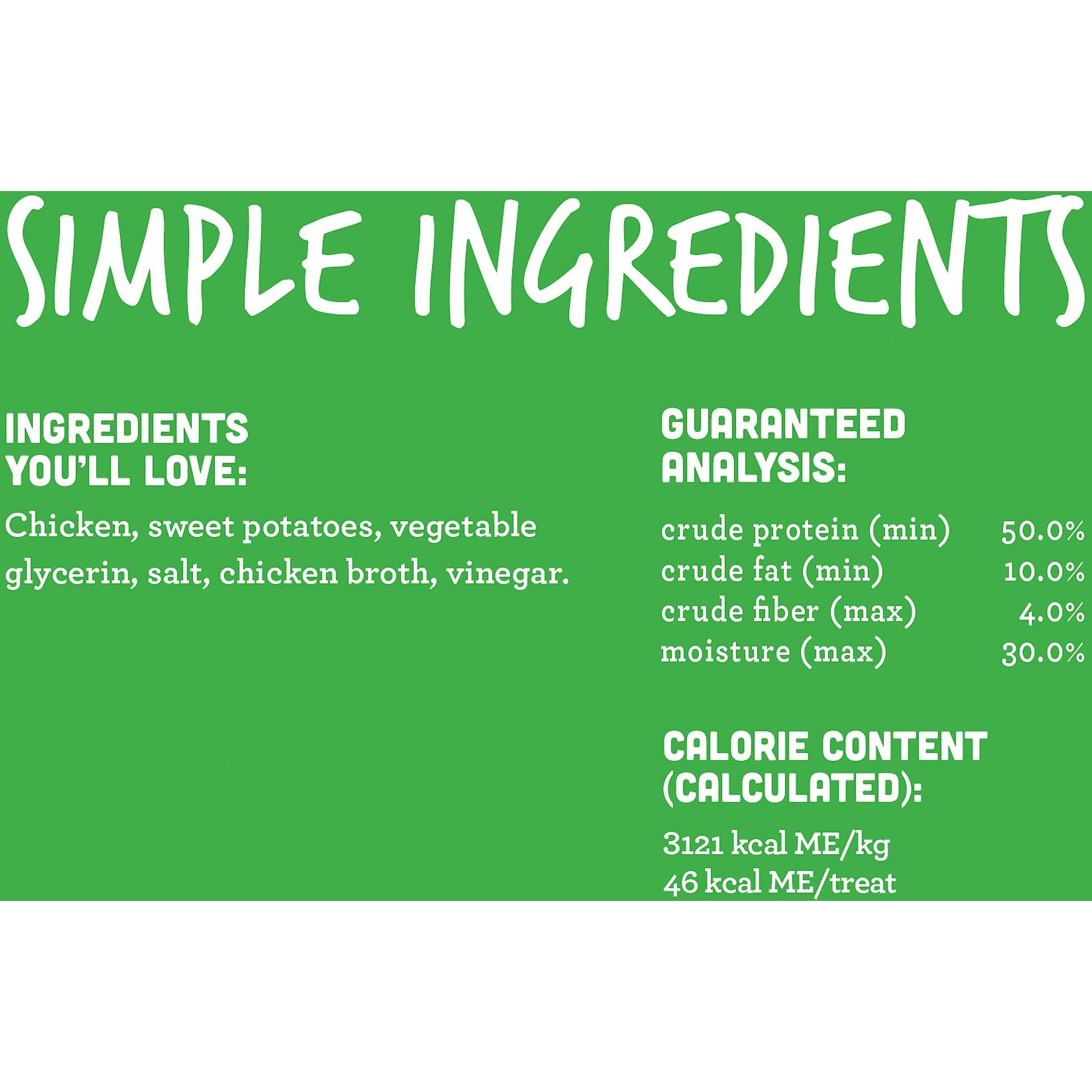 Cloud Star Wag More Bark Less Chicken & Sweet Potato Recipe Grain-Free Jerky Dog Treats