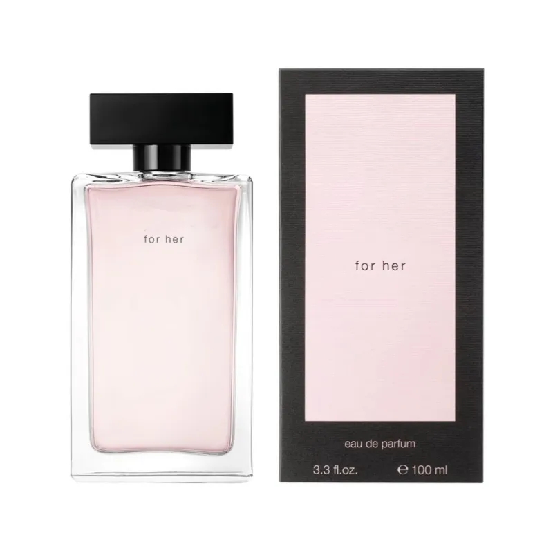 Top For Her Forever Perfume Fleur Musc Noir Rose Women Fragrance 100ml 3.3fl.oz Eau De Parfum Long Lasting EDP ral Woman Cologne Spray Body Mist