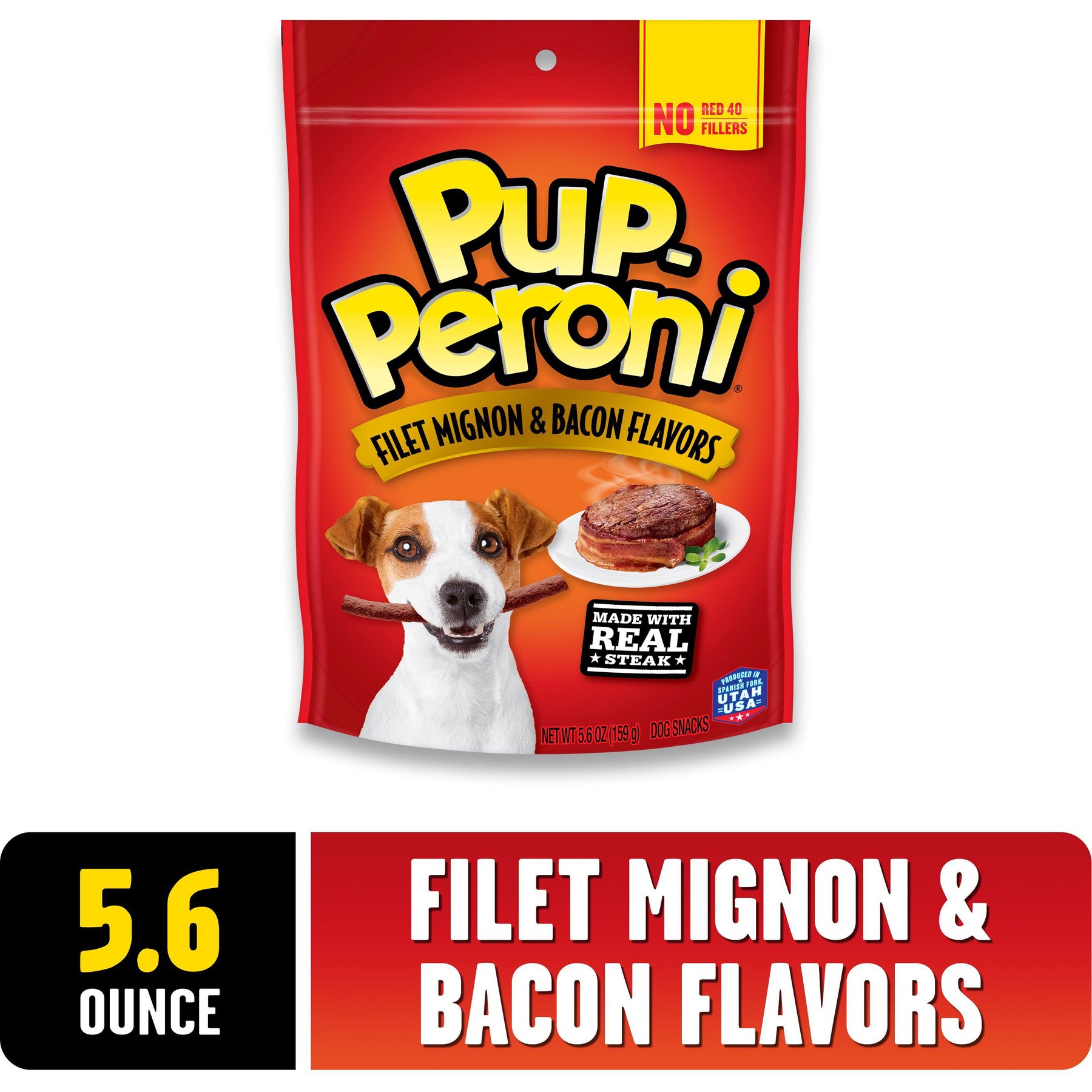 Pup-Peroni Filet Mignon & Bacon Flavors Dog Treats