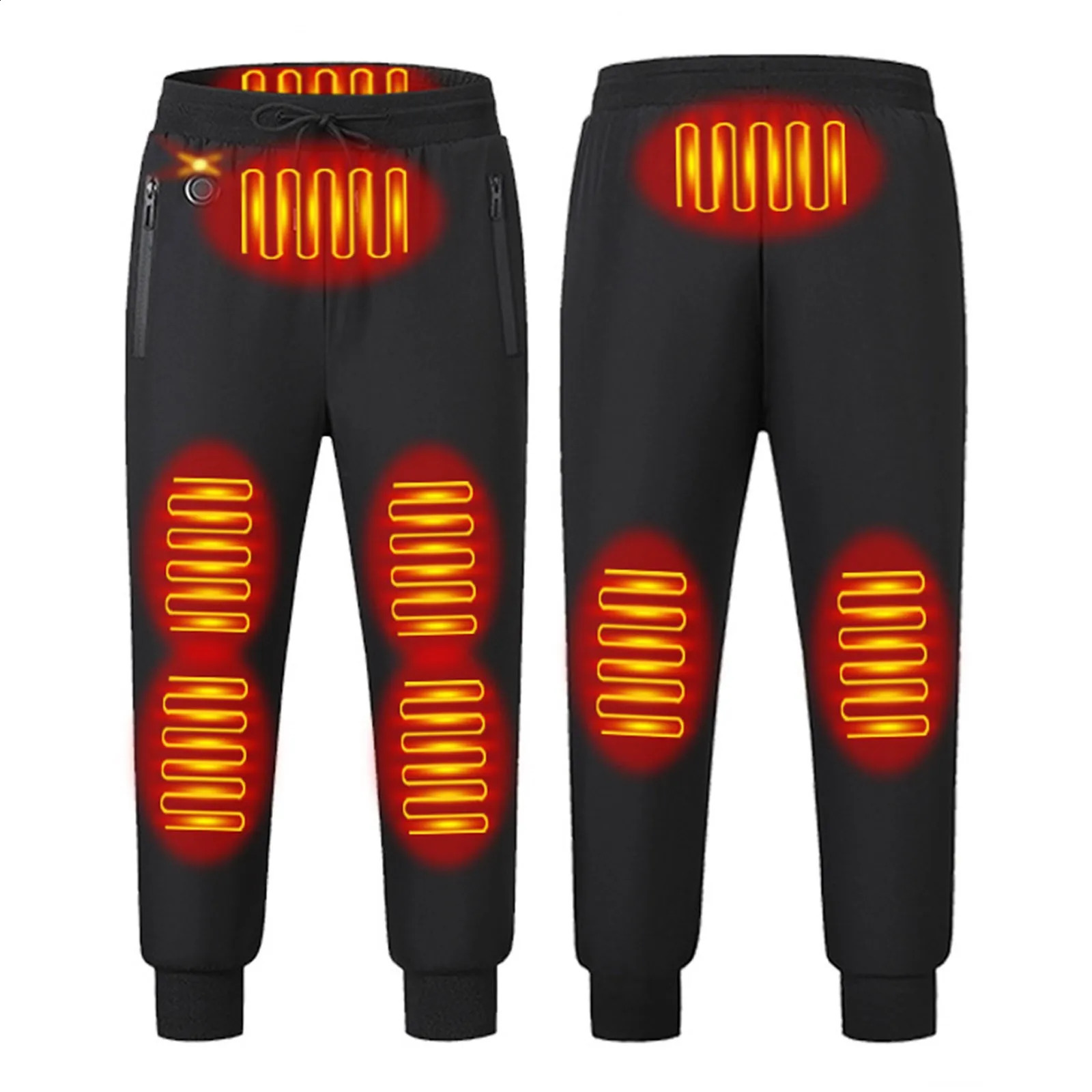 Skiing winter warm mens warm hooded vest Usb constant temperature electric outdoor jacket winter temperature control set 241121