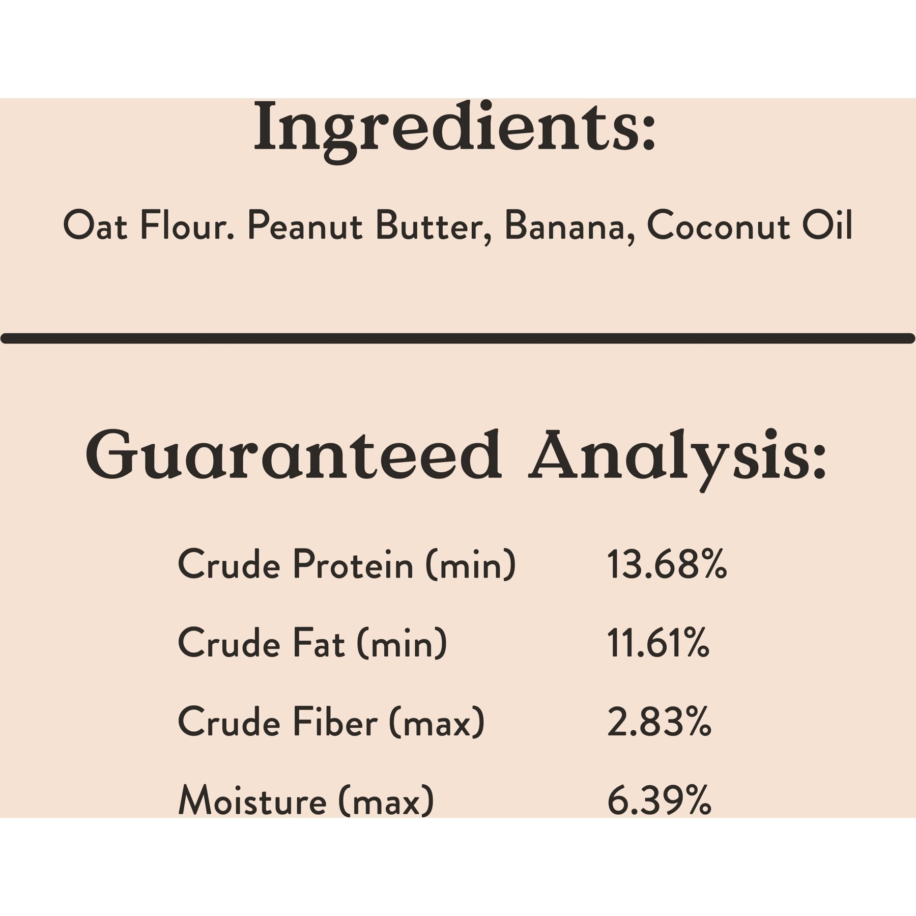 Bocce's Bakery Oven Baked Wheat-Free Pb + Banana Recipe Dog Treats